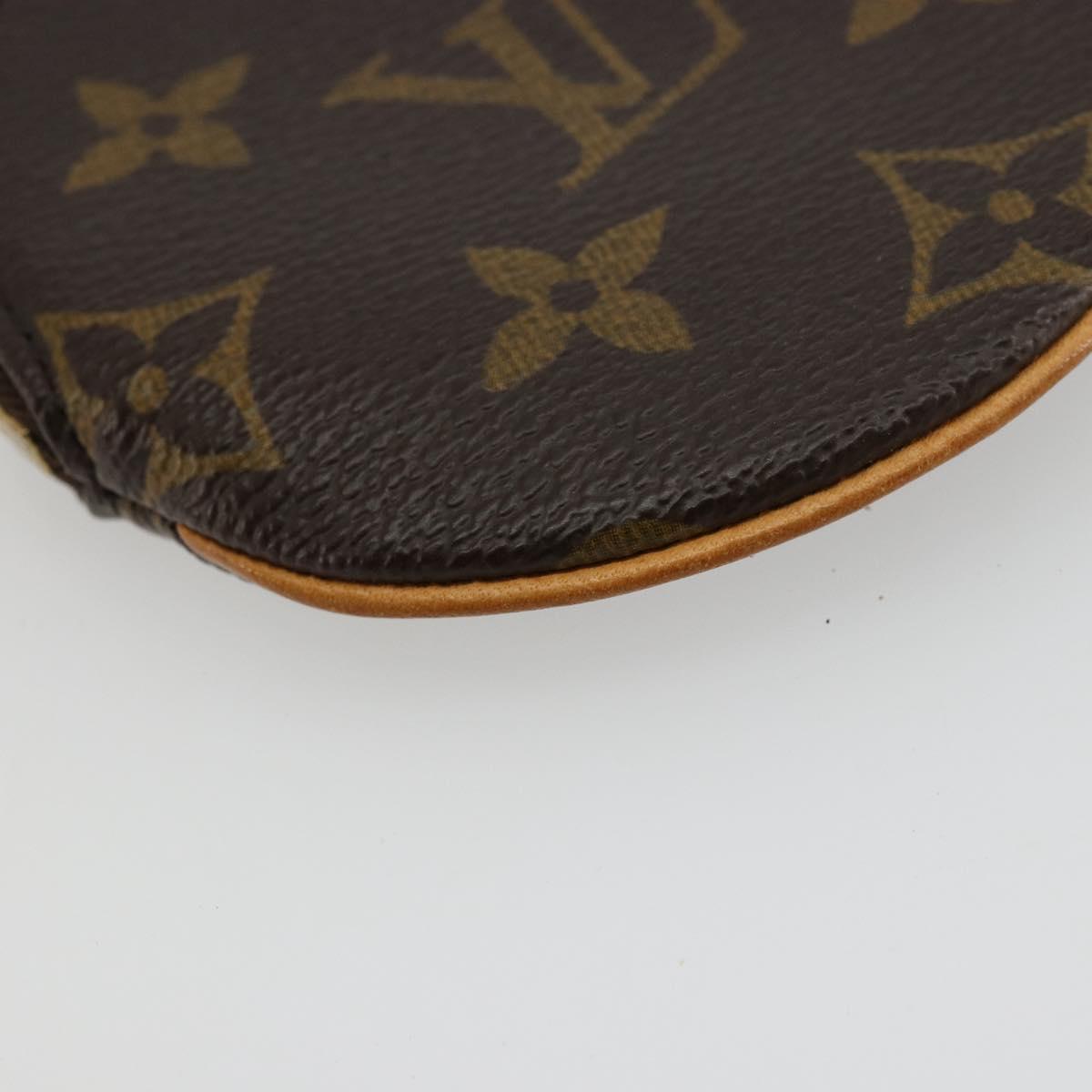 LOUIS VUITTON Monogram Porte Monnaie Round Coin Purse M61926 LV Auth ki6638V