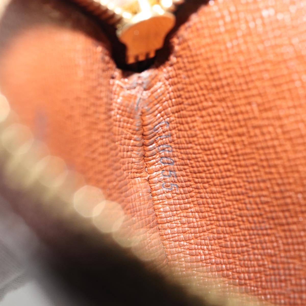 LOUIS VUITTON Monogram Porte Monnaie Round Coin Purse M61926 LV Auth ki6638V