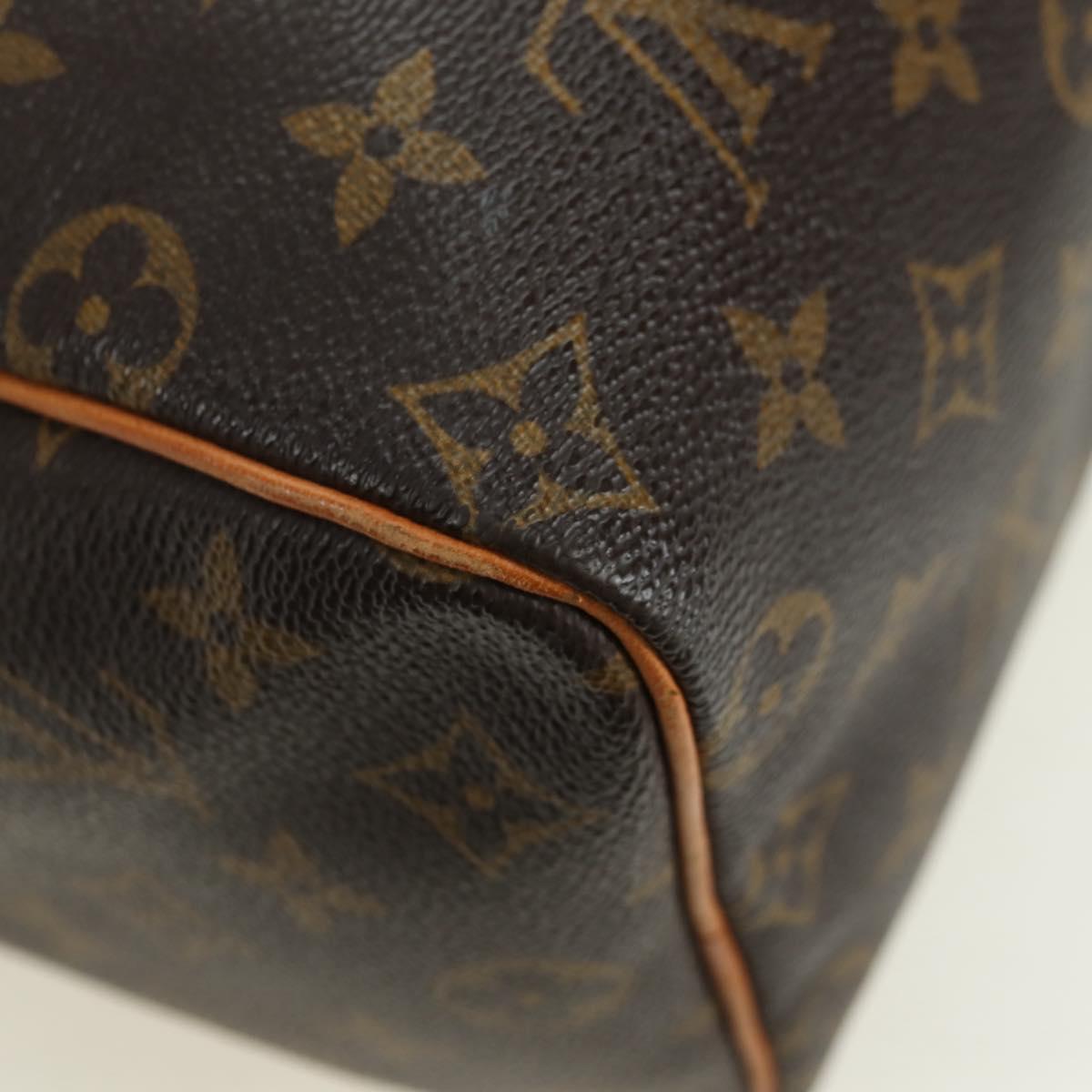 LOUIS VUITTON Monogram Speedy 25 Hand Bag M41528 LV Auth ki6648V