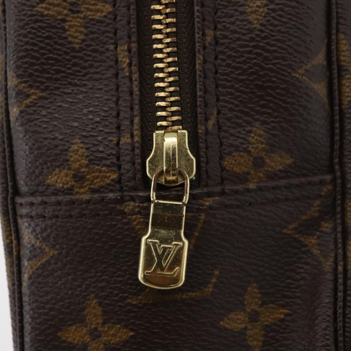 LOUIS VUITTON Monogram Trousse Toilette 28 Clutch Bag M47522 LV Auth ki6655V