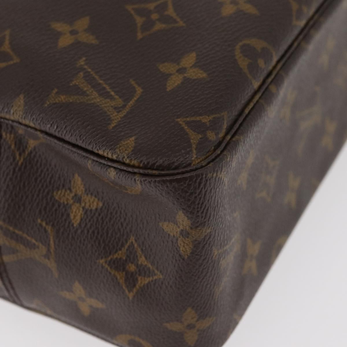 LOUIS VUITTON Monogram Trousse Toilette 28 Clutch Bag M47522 LV Auth ki6655V