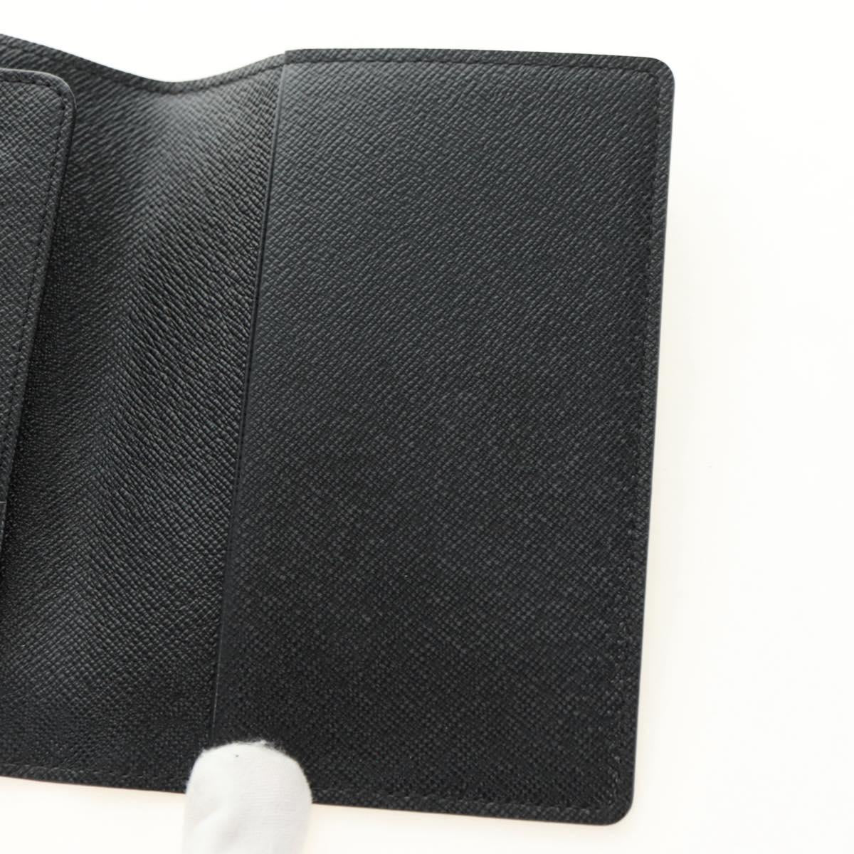 LOUIS VUITTON Damier Graphite Couverture Passport Case N64411 LV Auth ki6663M