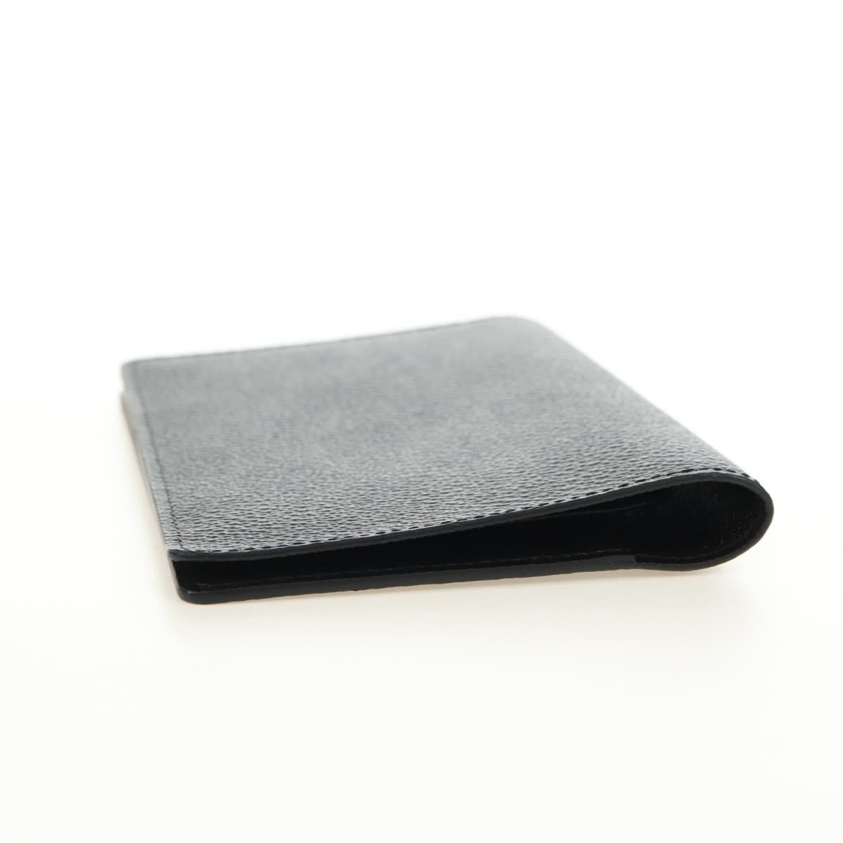 LOUIS VUITTON Damier Graphite Couverture Passport Case N64411 LV Auth ki6663M