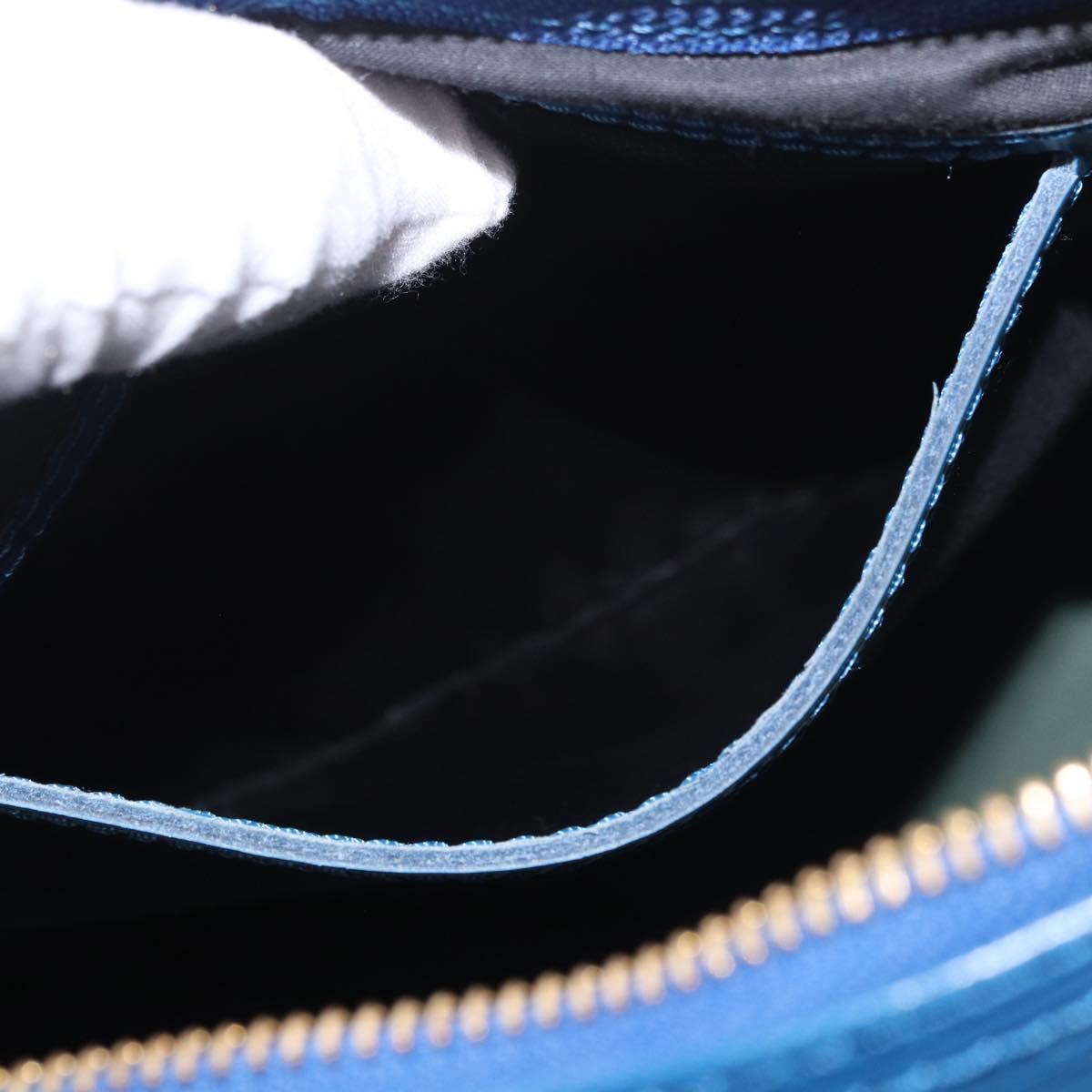 LOUIS VUITTON Epi Speedy 30 Hand Bag Toledo Blue M43005 LV Auth ki6670V