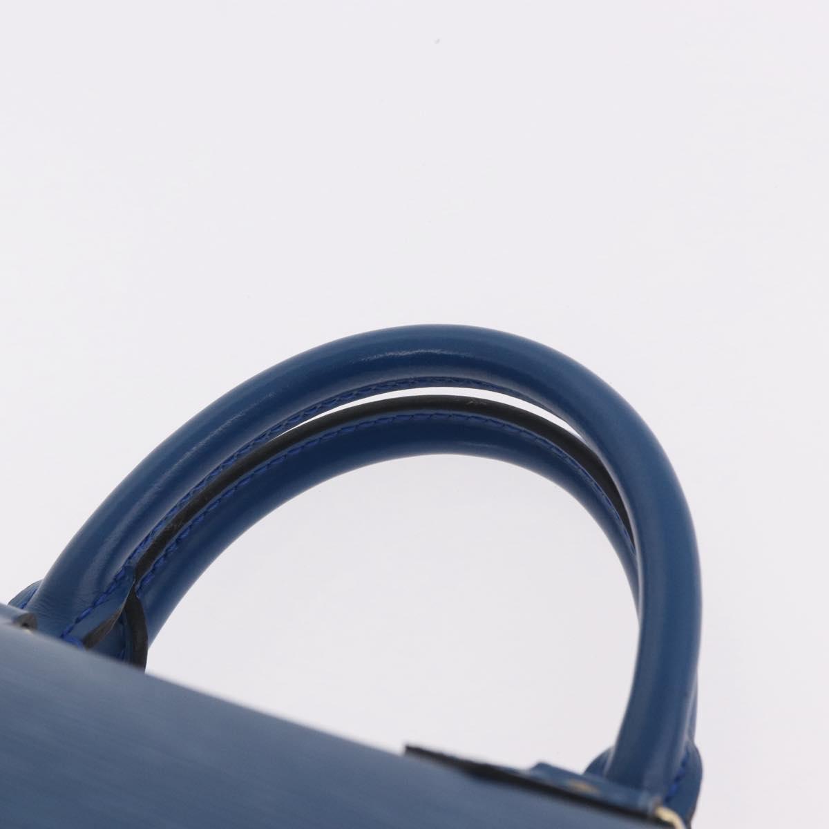 LOUIS VUITTON Epi Speedy 30 Hand Bag Toledo Blue M43005 LV Auth ki6670V