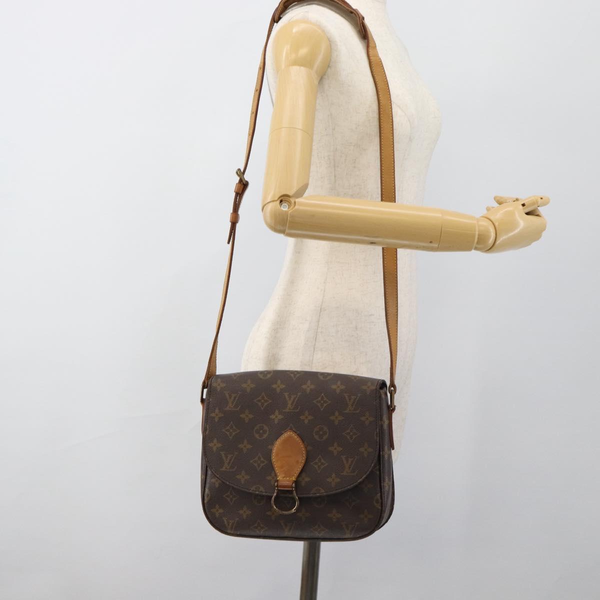 LOUIS VUITTON Monogram Saint Cloud GM Shoulder Bag M51242 LV Auth ki6674