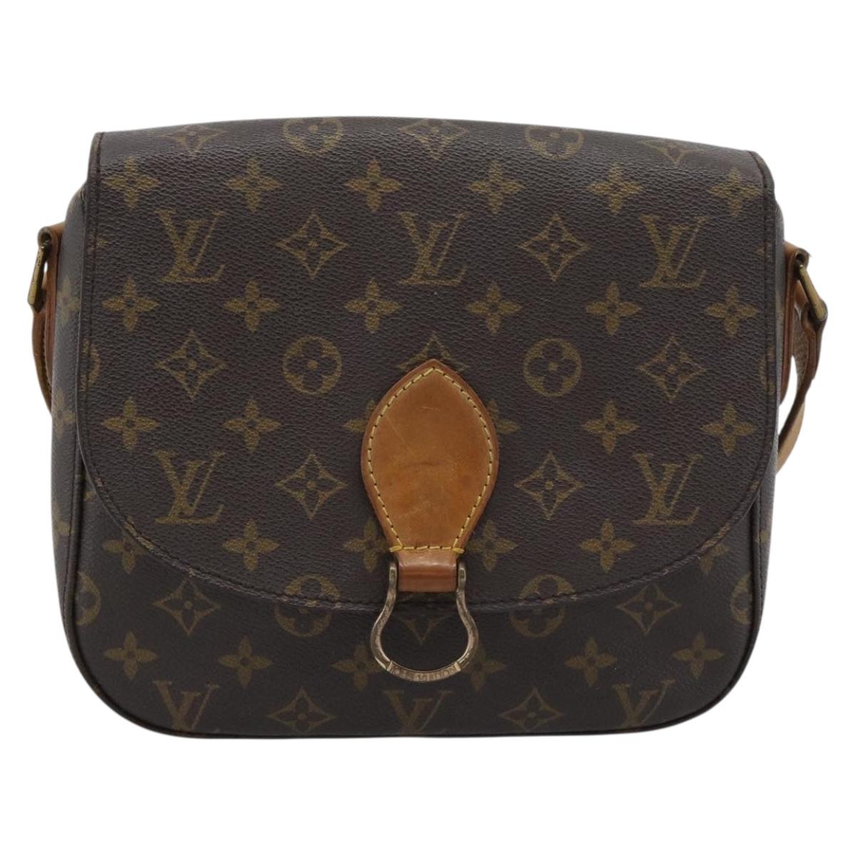 LOUIS VUITTON Monogram Saint Cloud GM Shoulder Bag M51242 LV Auth ki6674