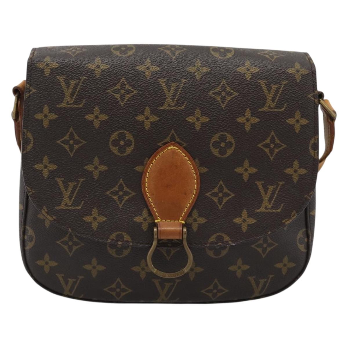 LOUIS VUITTON Monogram Saint Cloud GM Shoulder Bag M51242 LV Auth ki6675