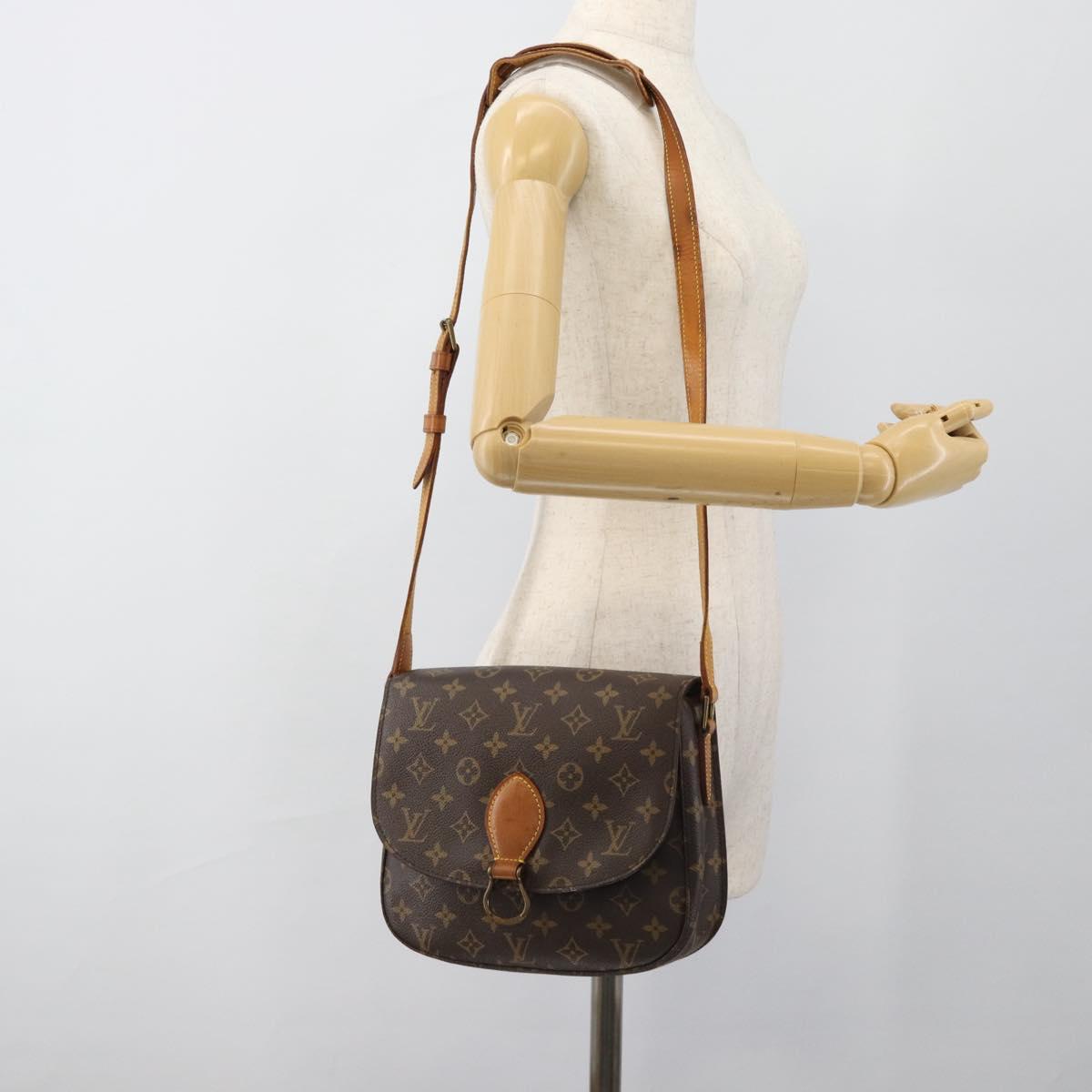 LOUIS VUITTON Monogram Saint Cloud GM Shoulder Bag M51242 LV Auth ki6675