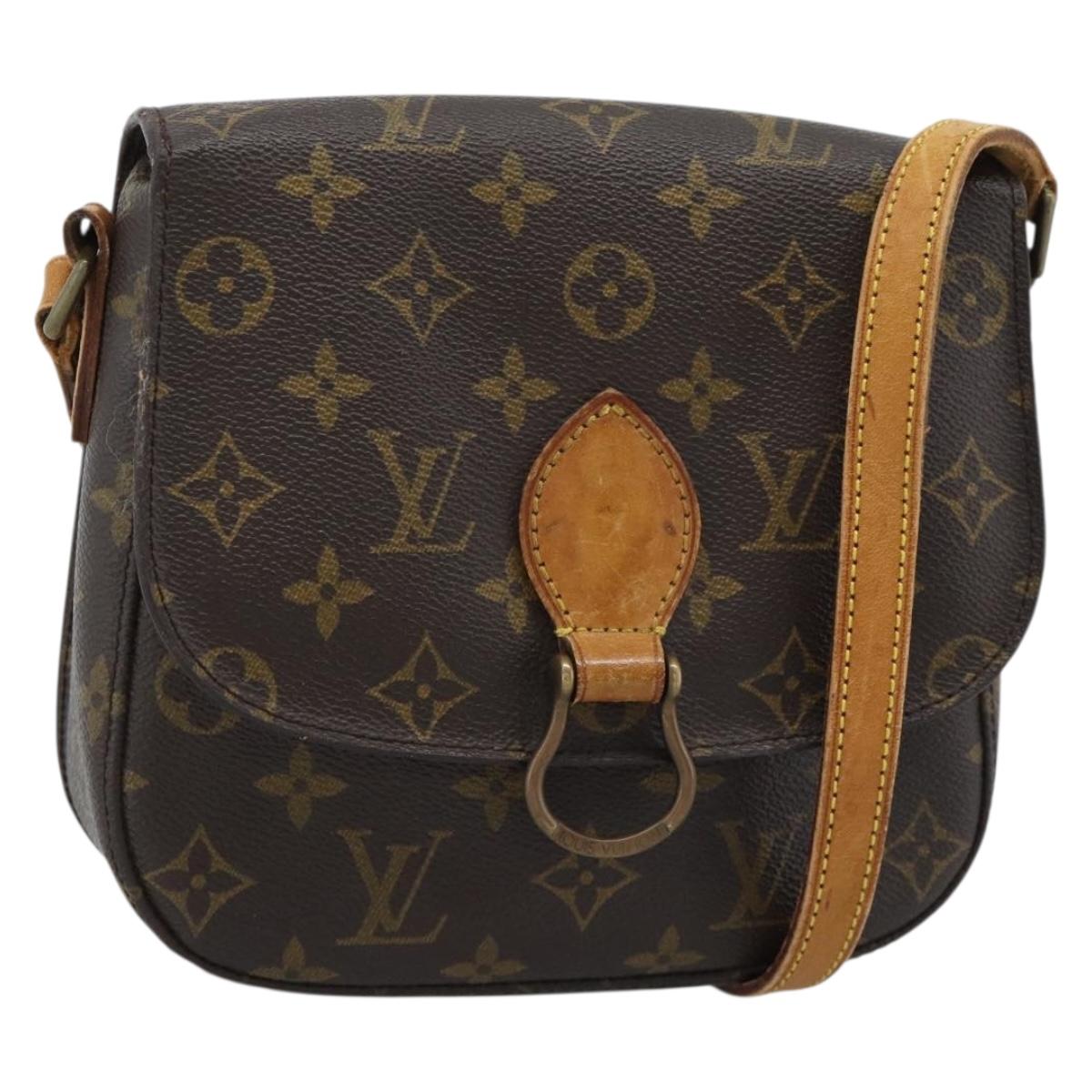 LOUIS VUITTON Monogram Saint Cloud MM Shoulder Bag M51243 LV Auth ki6686