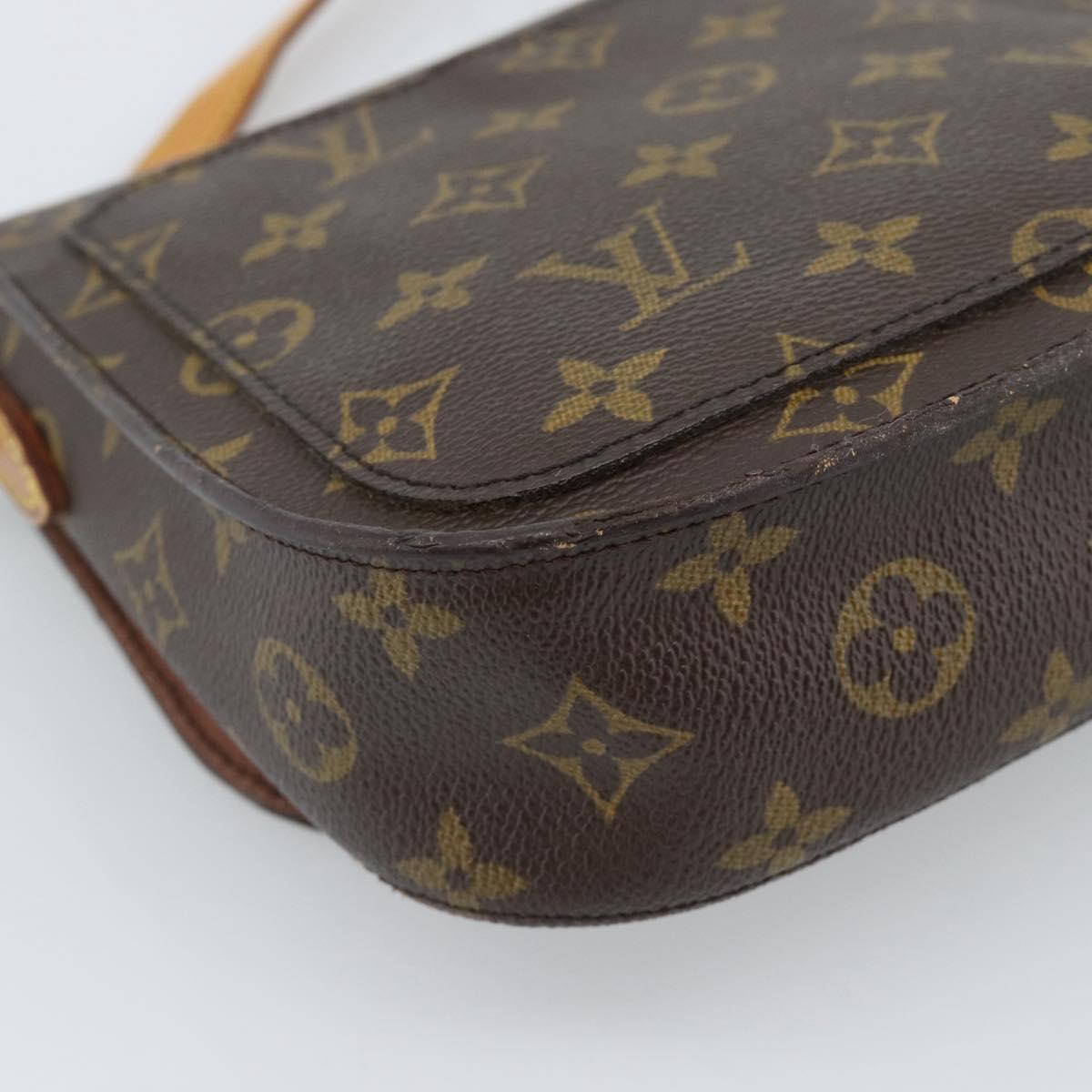LOUIS VUITTON Monogram Saint Cloud MM Shoulder Bag M51243 LV Auth ki6686