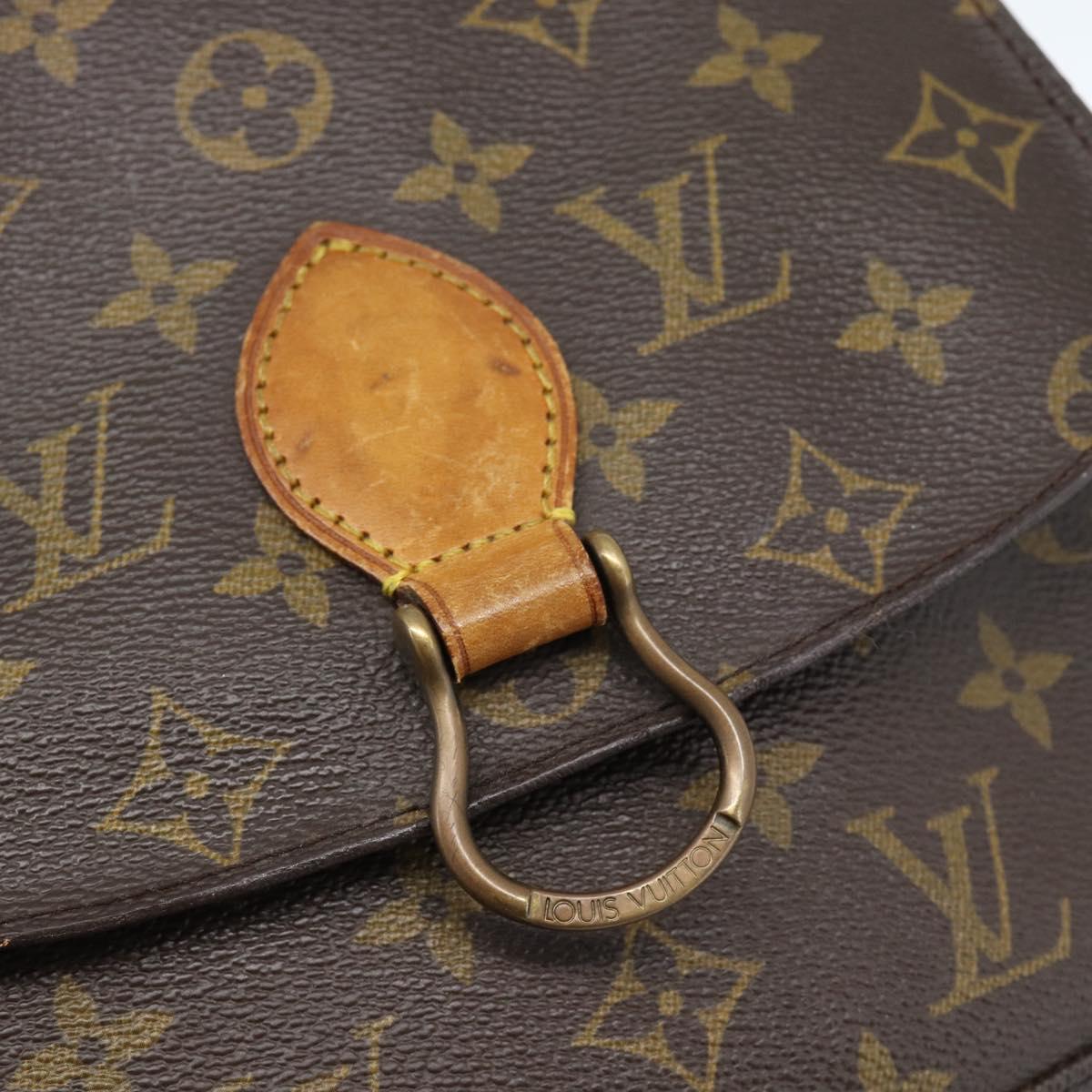 LOUIS VUITTON Monogram Saint Cloud MM Shoulder Bag M51243 LV Auth ki6686