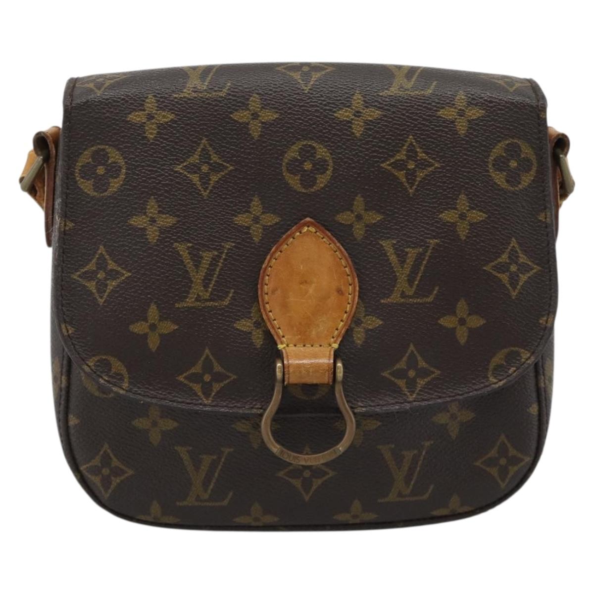 LOUIS VUITTON Monogram Saint Cloud MM Shoulder Bag M51243 LV Auth ki6686