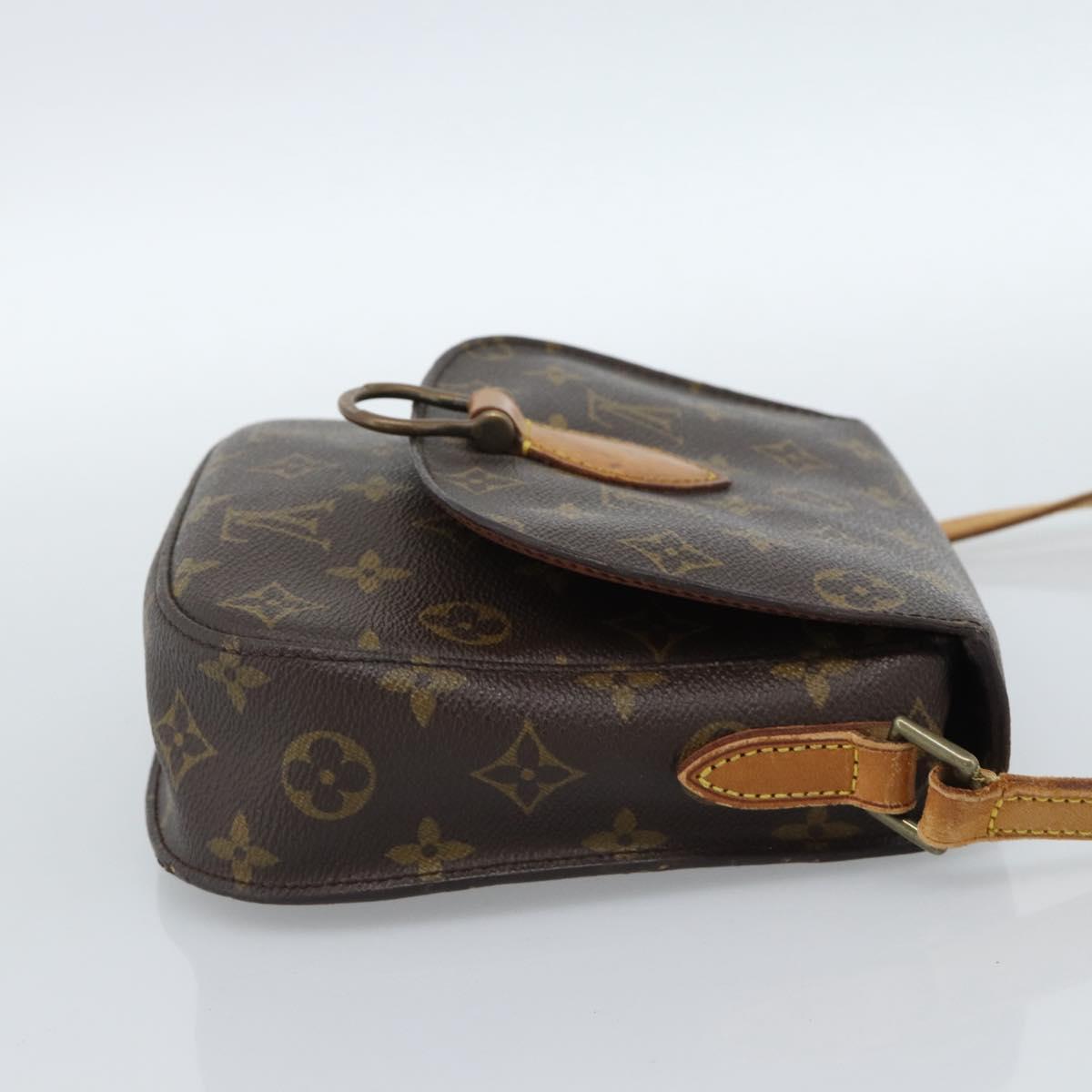 LOUIS VUITTON Monogram Saint Cloud MM Shoulder Bag M51243 LV Auth ki6686