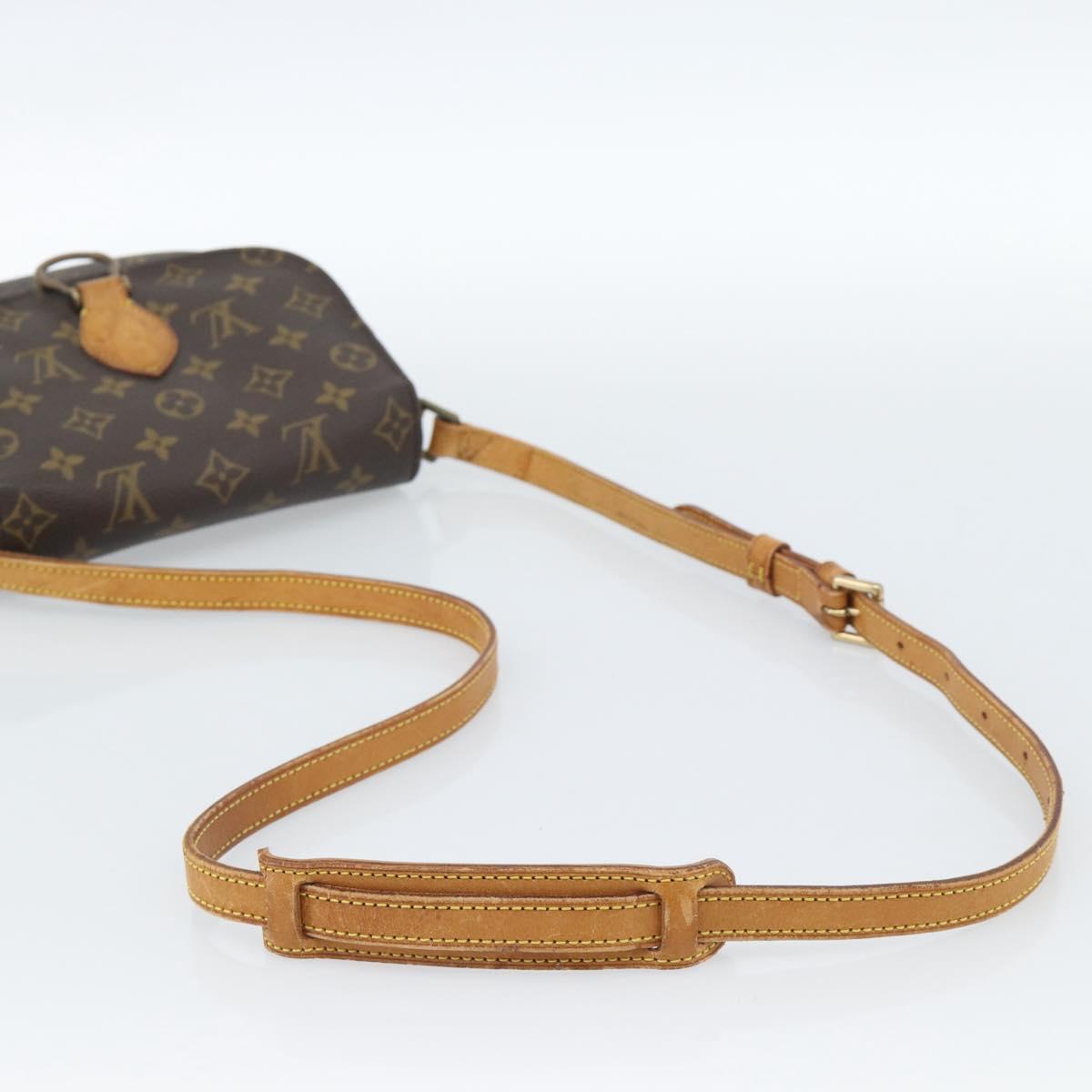 LOUIS VUITTON Monogram Saint Cloud MM Shoulder Bag M51243 LV Auth ki6686