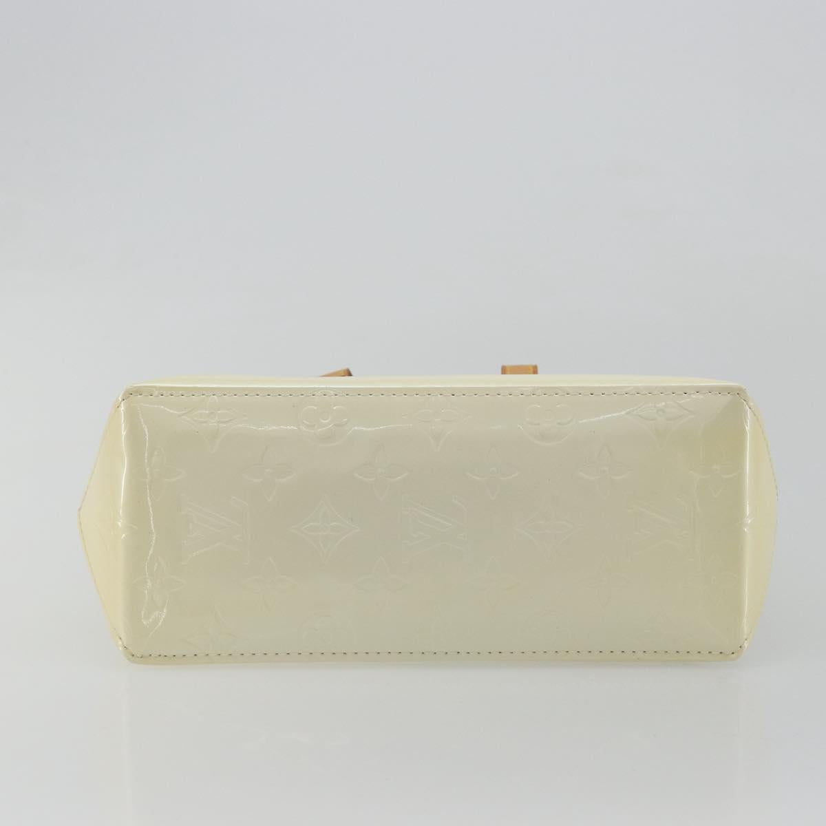 LOUIS VUITTON Monogram Vernis Reade PM Hand Bag Perle M91336 LV Auth ki6689V