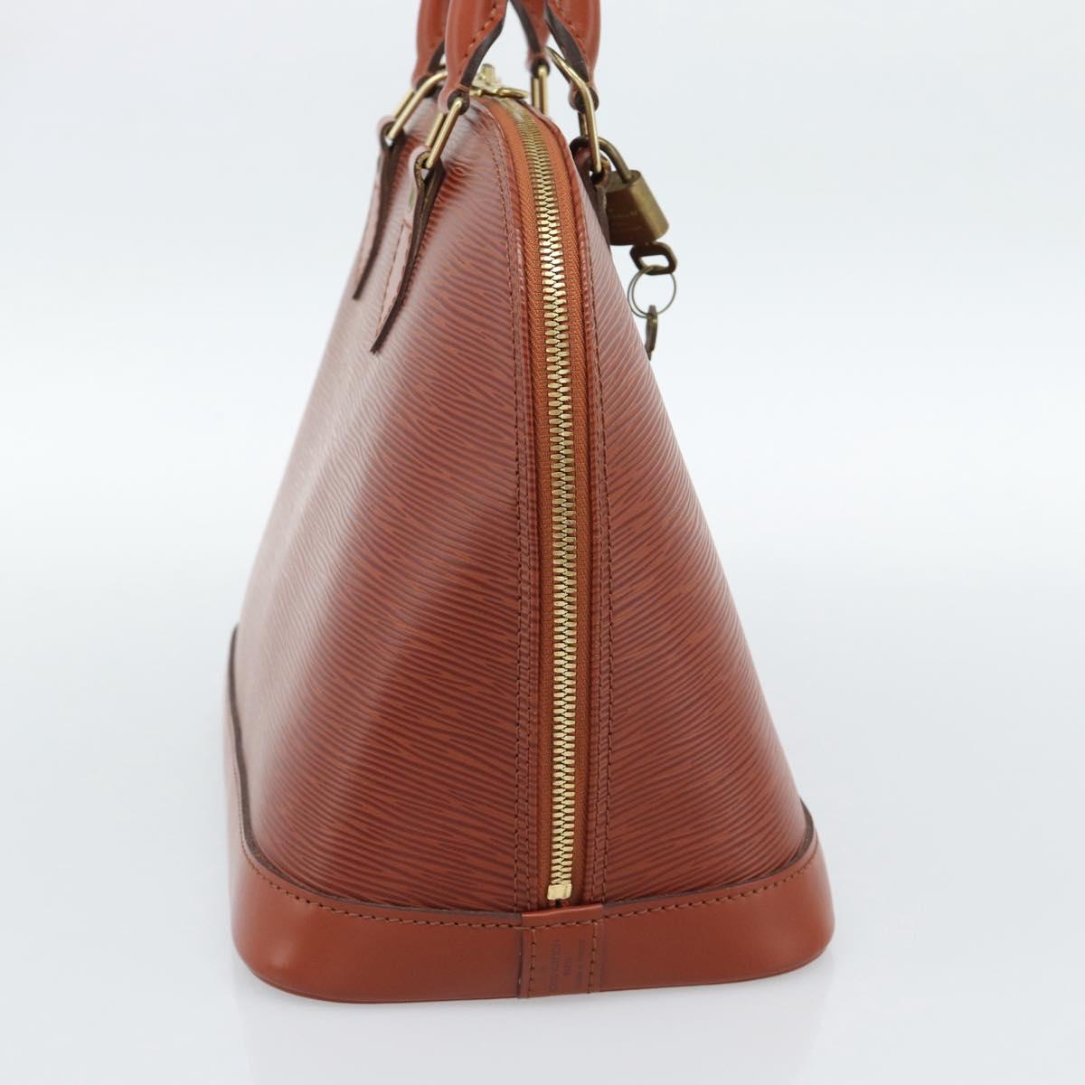 LOUIS VUITTON Epi Alma Hand Bag Brown M52143 LV Auth ki6692SAV
