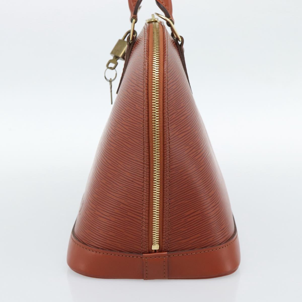 LOUIS VUITTON Epi Alma Hand Bag Brown M52143 LV Auth ki6692SAV
