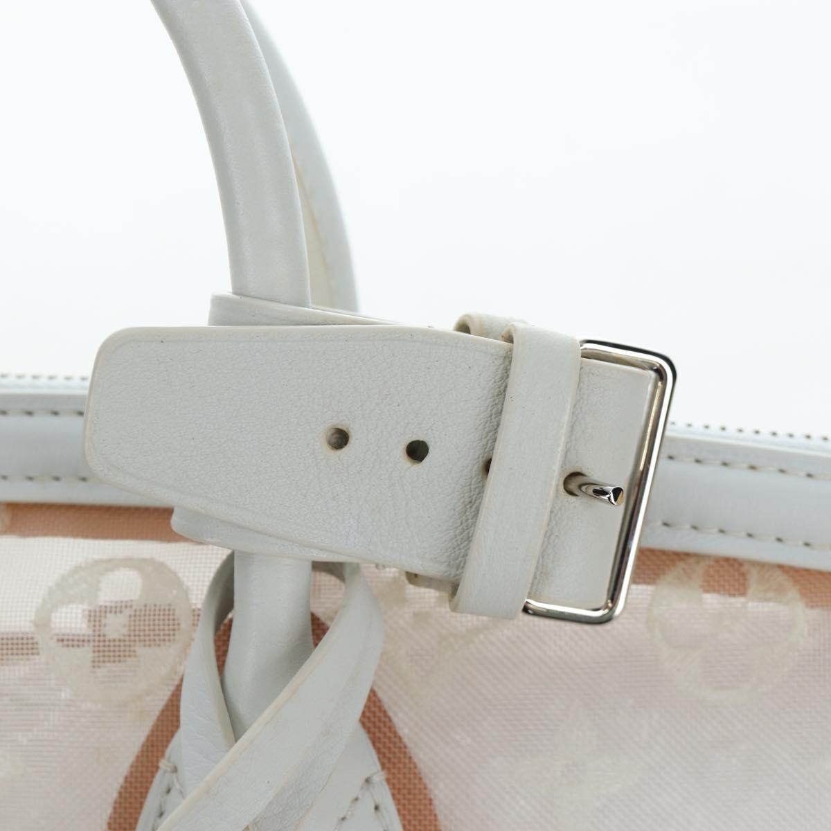 LOUIS VUITTON Monogram Transparency Lockit Eastwest White M40701 Auth ki6695M