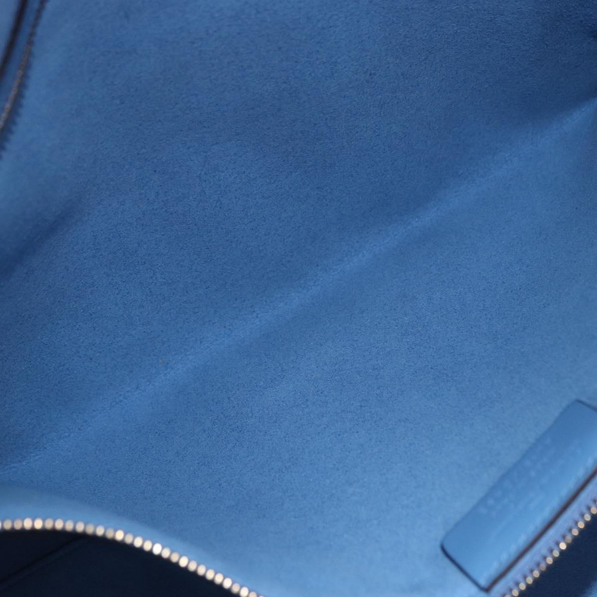 Salvatore Ferragamo Tote Bag Leather Light Blue Multicolor Auth ki6697A