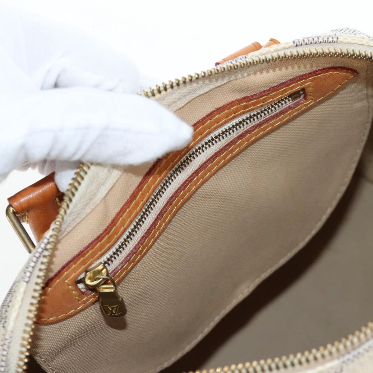 LOUIS VUITTON Damier Azur Speedy 25 Hand Bag N41534 LV Auth ki6709V