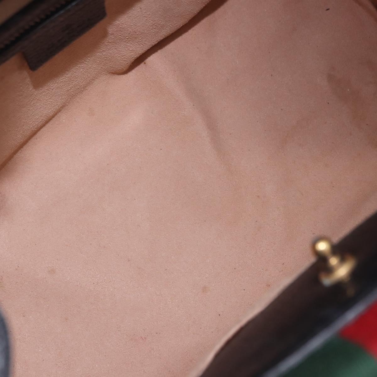 GUCCI Bijou Butterfly Hand Bag Leather 2way 505342 Auth ki6730V