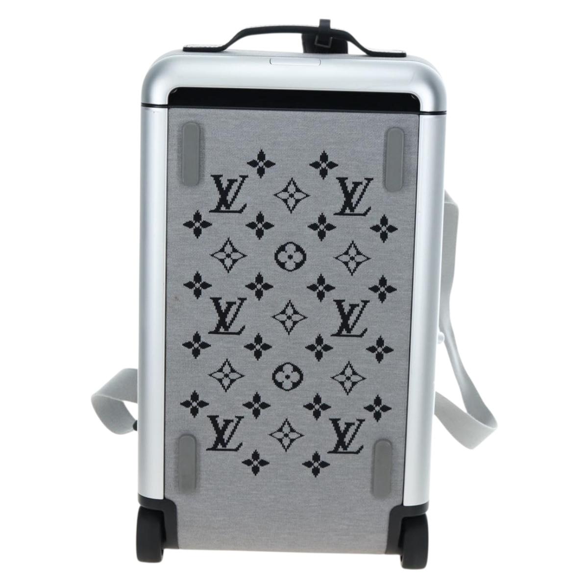 LOUIS VUITTON Monogram Jacquard Knit Horizon Soft 2R55 Gray M20129 Auth ki6739M