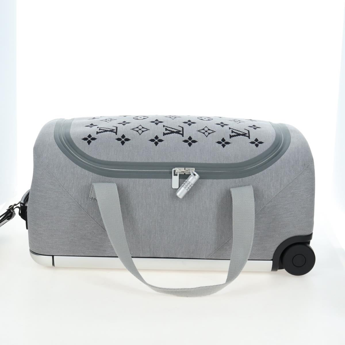 LOUIS VUITTON Monogram Jacquard Knit Horizon Soft 2R55 Gray M20129 Auth ki6739M