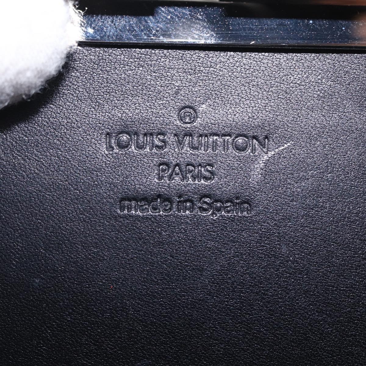 LOUIS VUITTON Damier Vernis Anjou PM Shoulder Bag Black M92112 LV Auth ki6743V