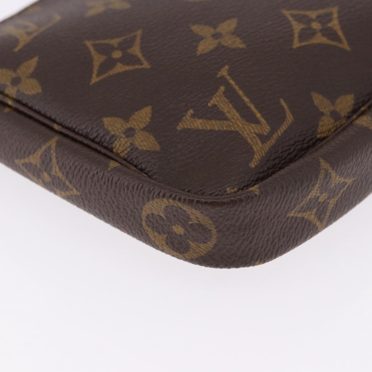 LOUIS VUITTON Monogram Pochette Accessoires Pouch M51980 LV Auth ki6744M