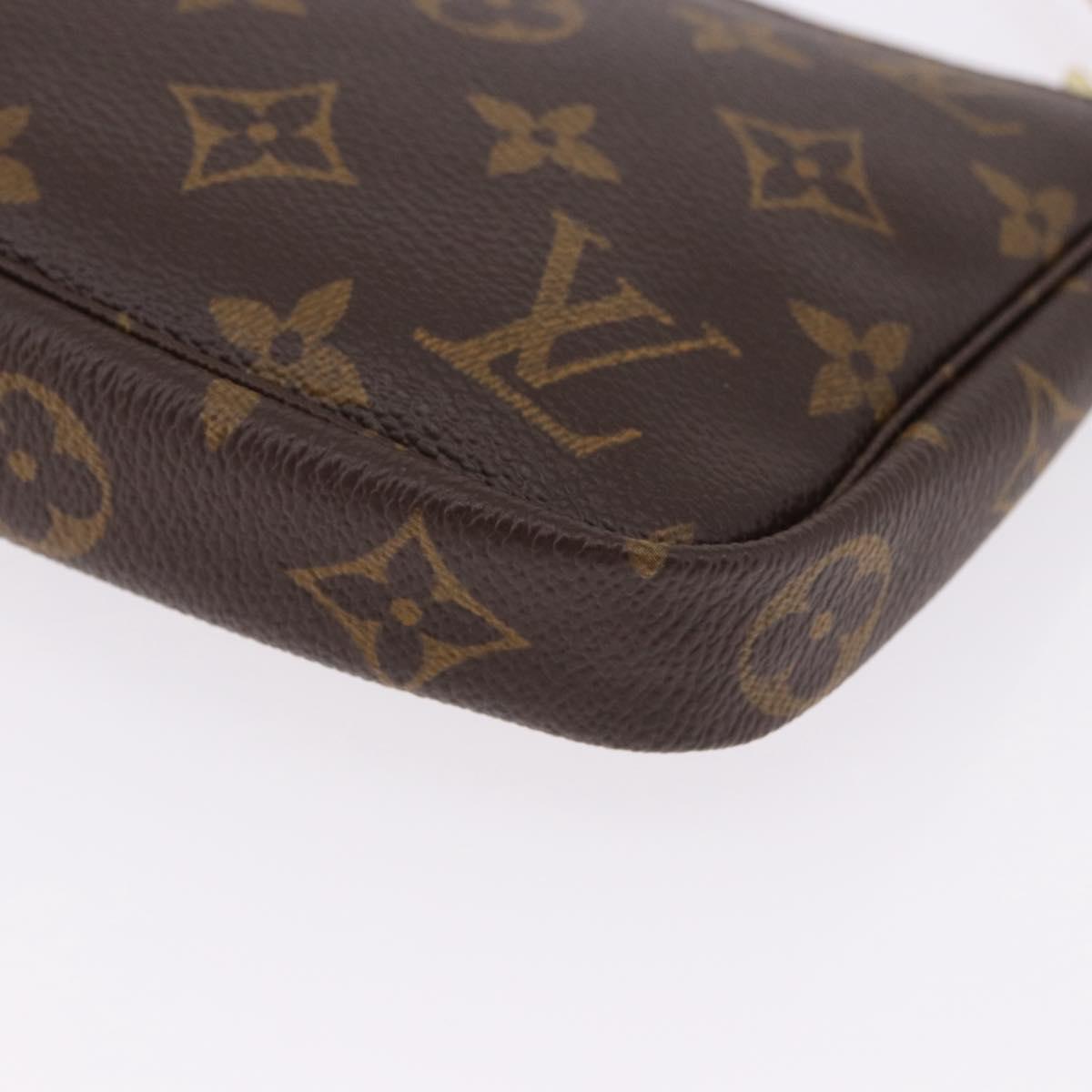 LOUIS VUITTON Monogram Pochette Accessoires Pouch M51980 LV Auth ki6744M