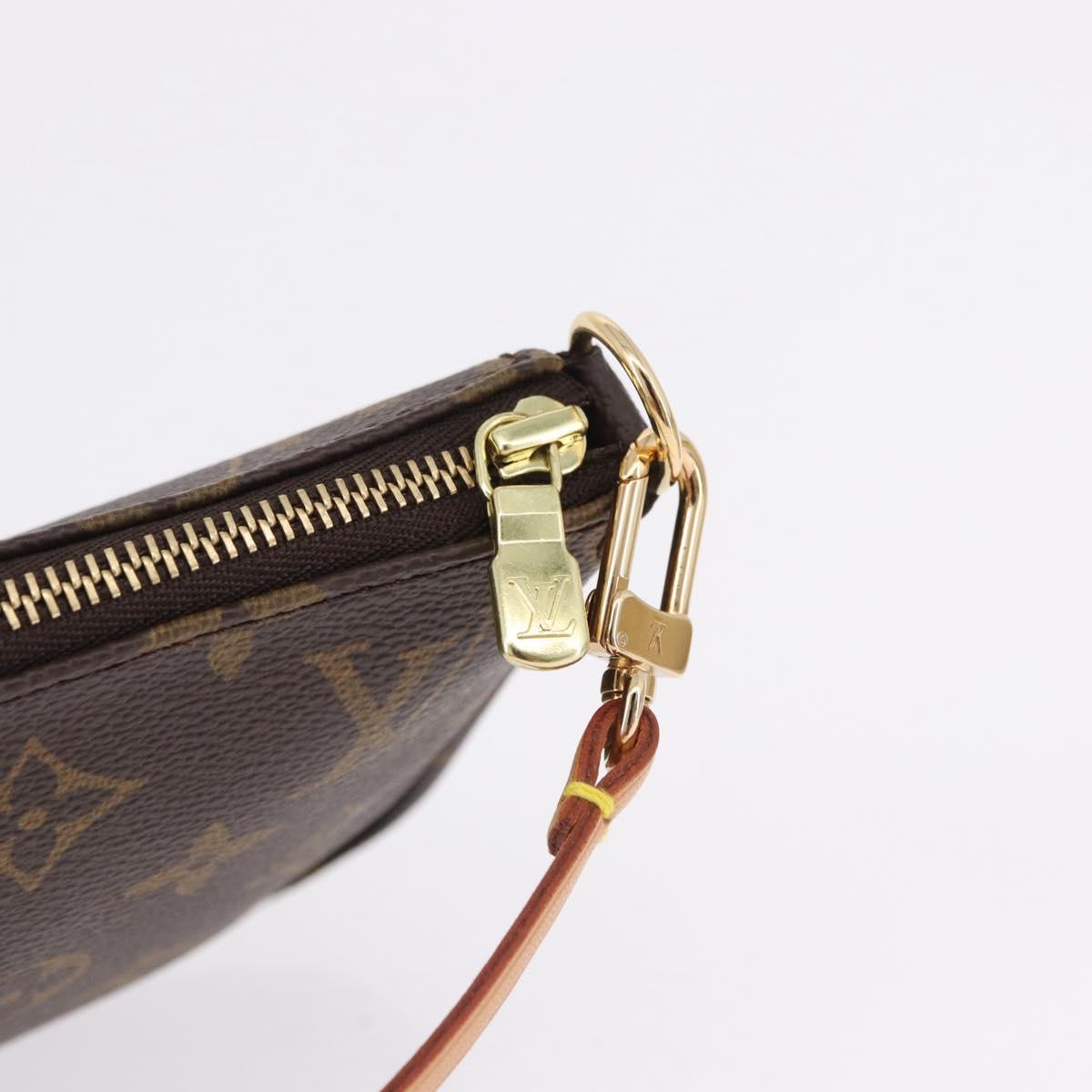 LOUIS VUITTON Monogram Pochette Accessoires Pouch M51980 LV Auth ki6744M