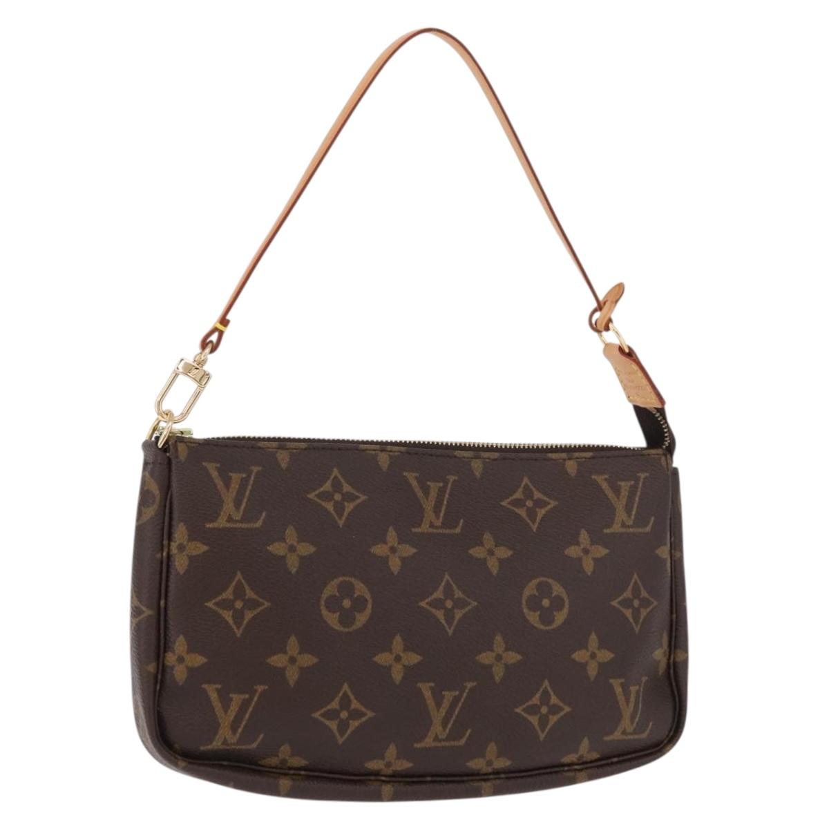 LOUIS VUITTON Monogram Pochette Accessoires Pouch M51980 LV Auth ki6744M