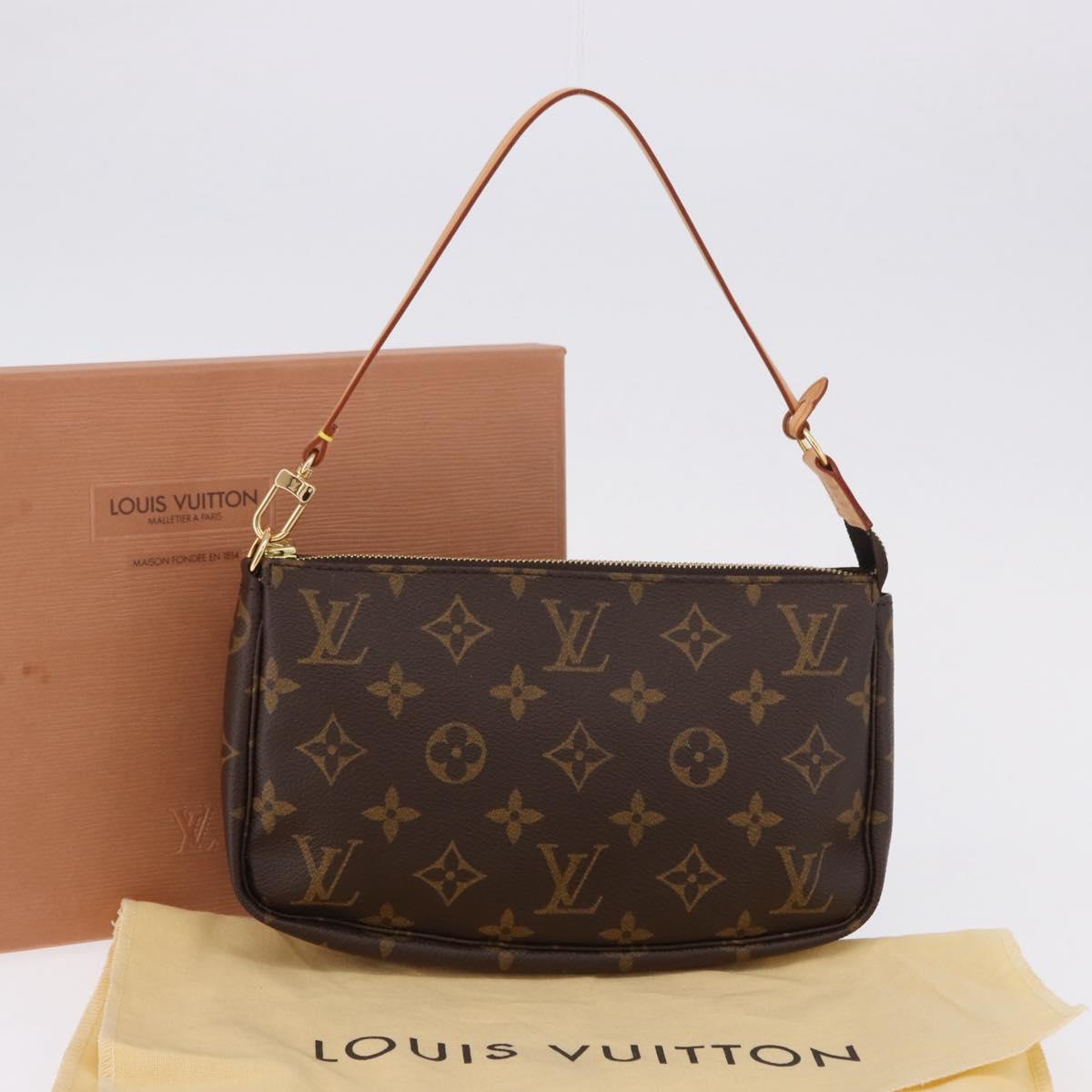LOUIS VUITTON Monogram Pochette Accessoires Pouch M51980 LV Auth ki6744M