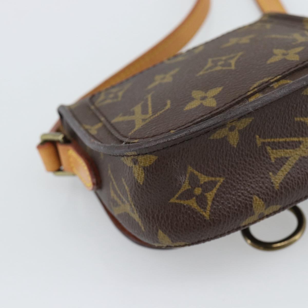LOUIS VUITTON Monogram Bebe Saint Cloud Shoulder Bag M51245 LV Auth ki6746V
