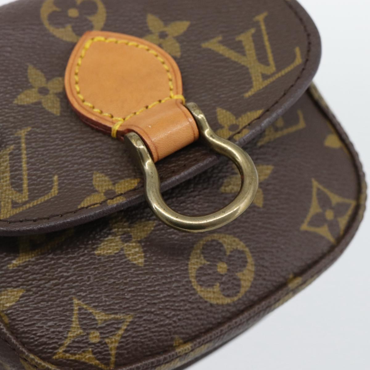 LOUIS VUITTON Monogram Bebe Saint Cloud Shoulder Bag M51245 LV Auth ki6746V
