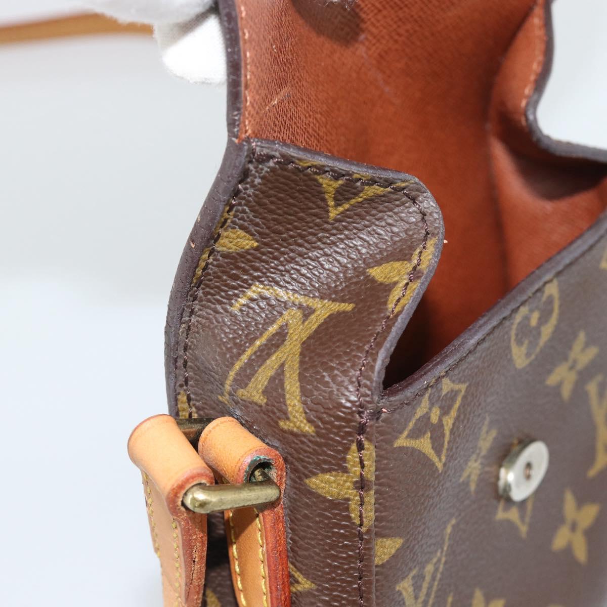 LOUIS VUITTON Monogram Bebe Saint Cloud Shoulder Bag M51245 LV Auth ki6746V