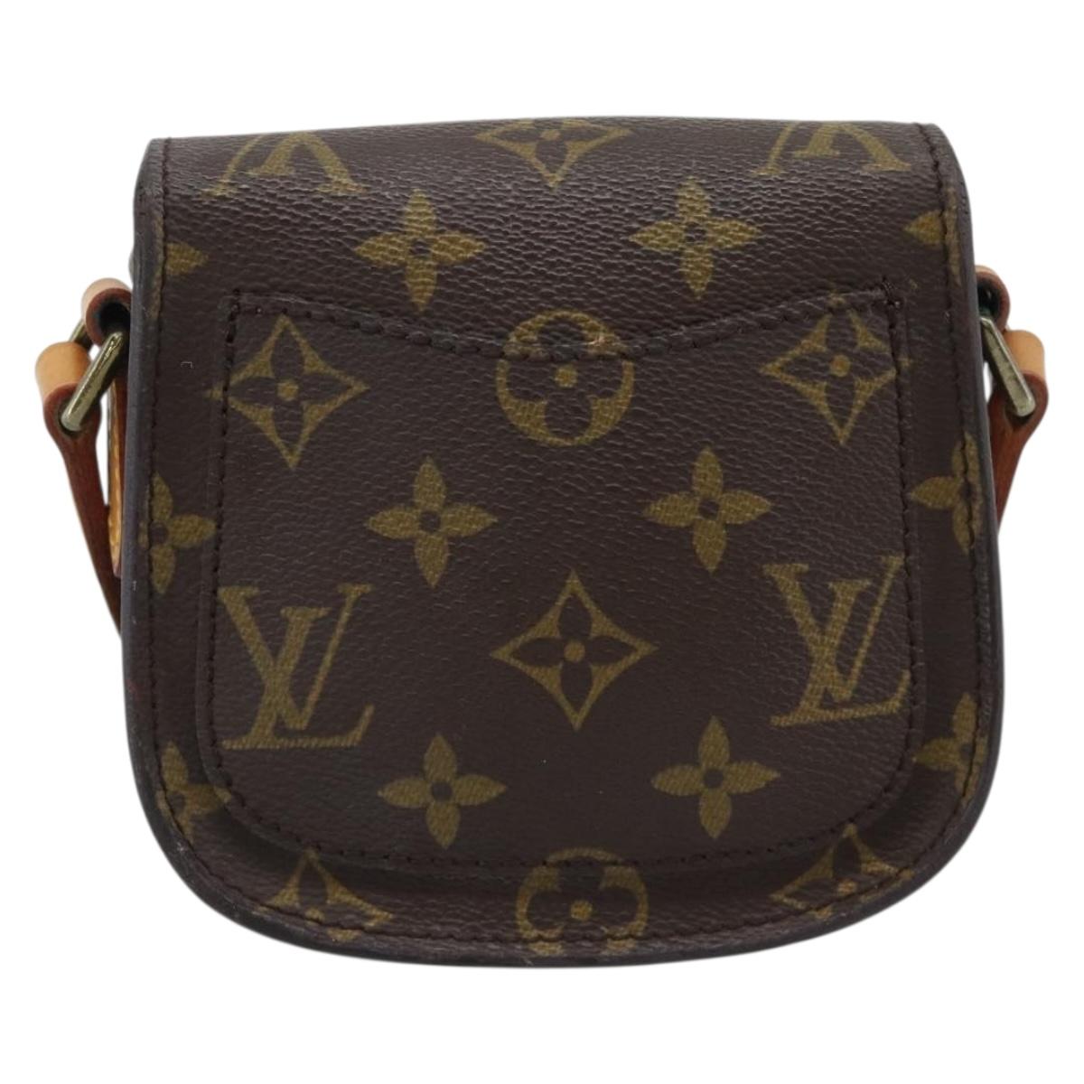 LOUIS VUITTON Monogram Bebe Saint Cloud Shoulder Bag M51245 LV Auth ki6746V