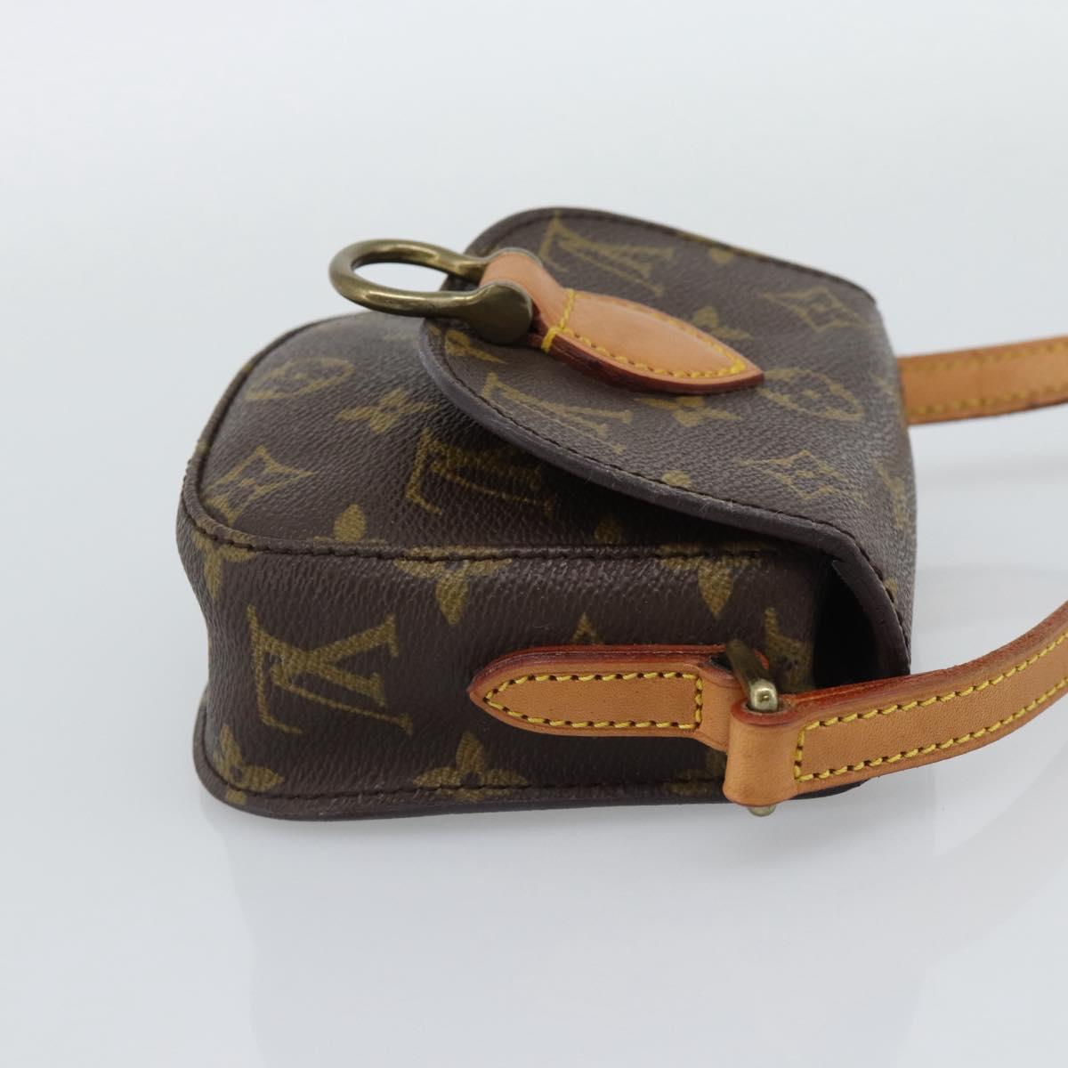 LOUIS VUITTON Monogram Bebe Saint Cloud Shoulder Bag M51245 LV Auth ki6746V