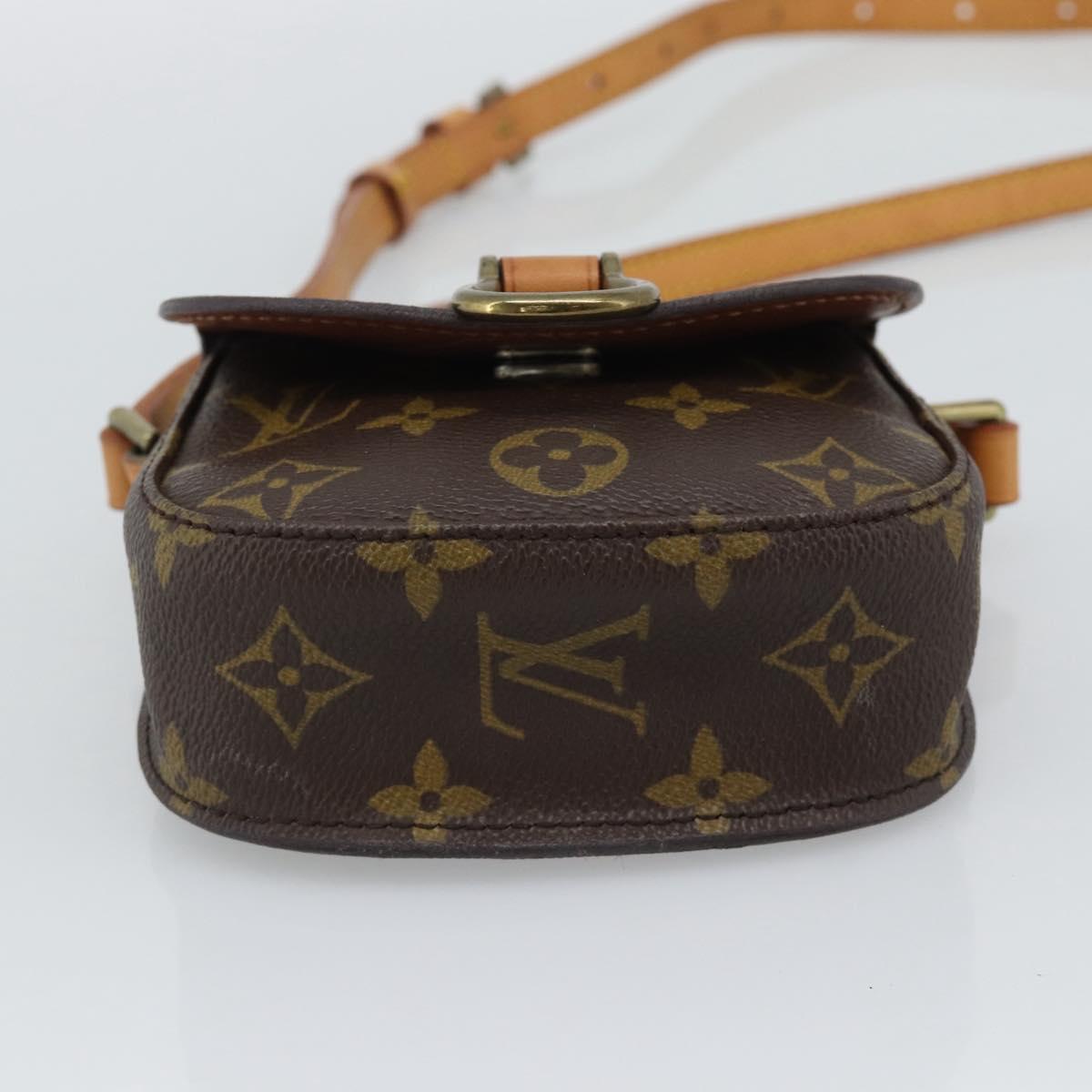 LOUIS VUITTON Monogram Bebe Saint Cloud Shoulder Bag M51245 LV Auth ki6746V