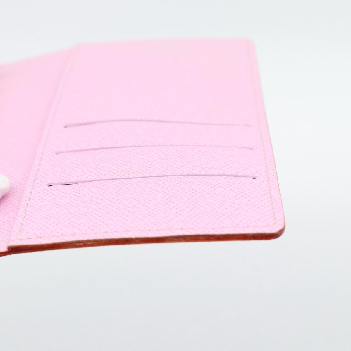 LOUIS VUITTON Multicolor Agenda PM Day Planner Cover White R21074 Auth ki6750M