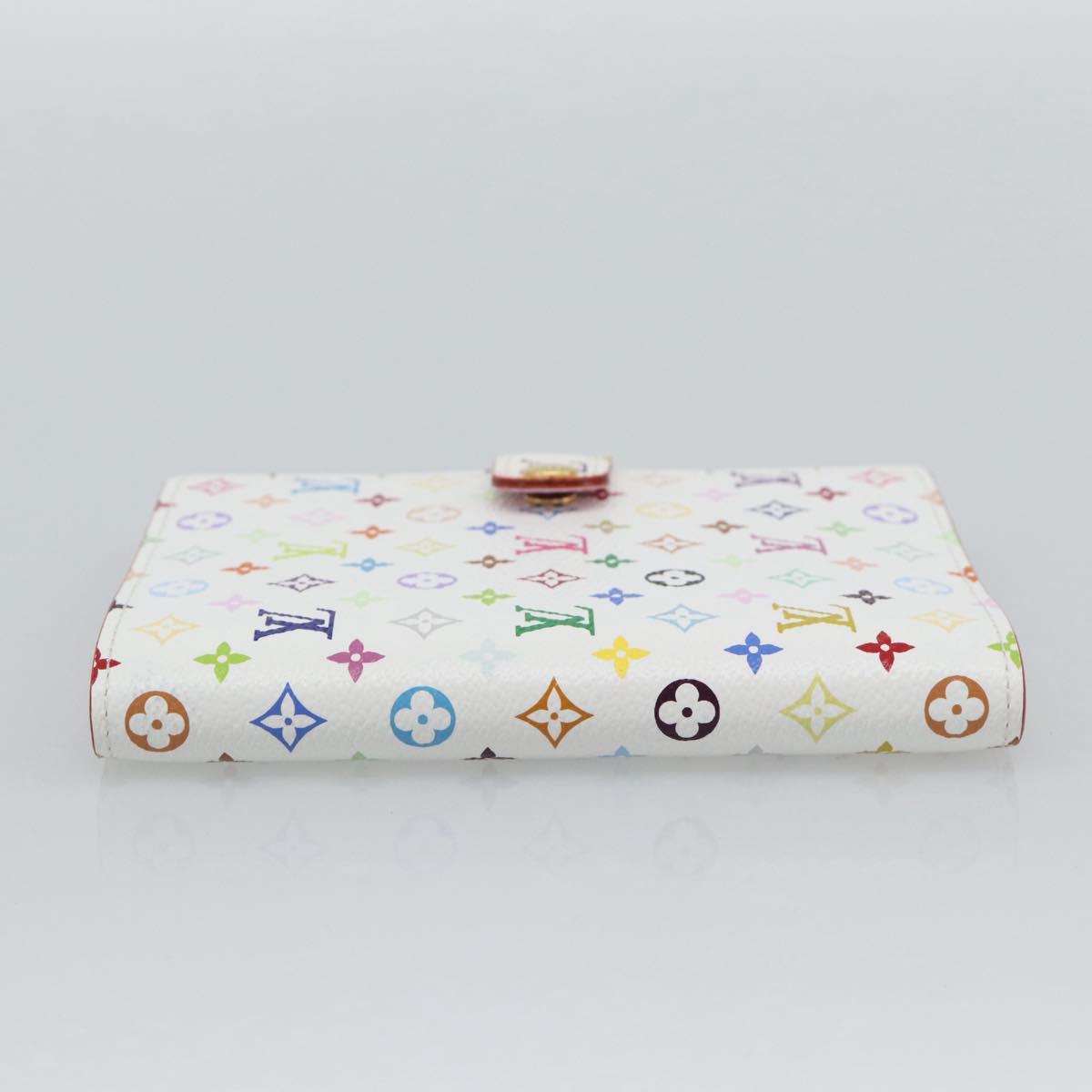 LOUIS VUITTON Multicolor Agenda PM Day Planner Cover White R21074 Auth ki6750M