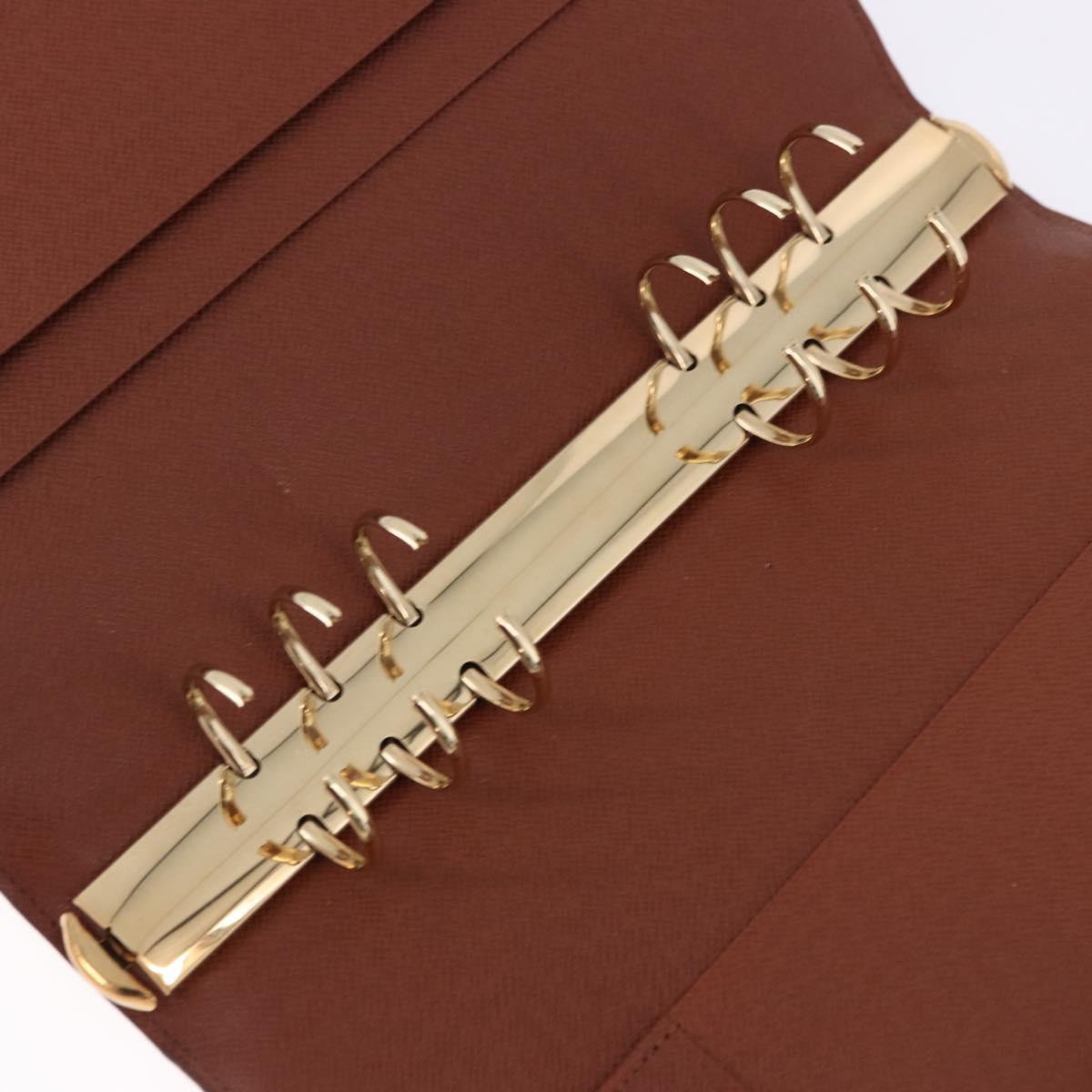 LOUIS VUITTON Monogram Agenda GM Day Planner Cover R20006 LV Auth ki6751V
