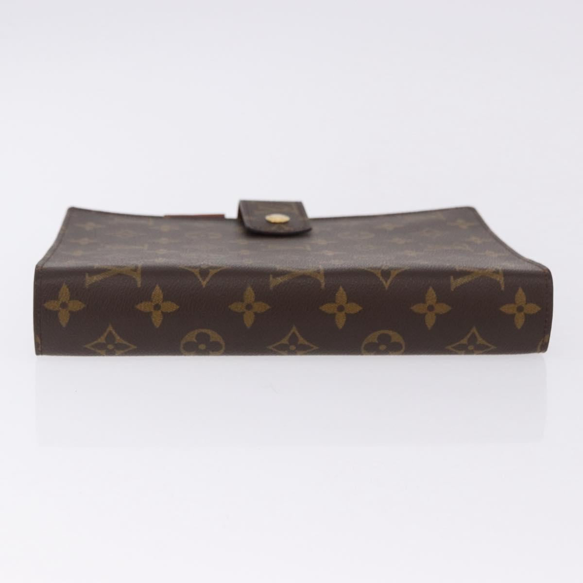 LOUIS VUITTON Monogram Agenda GM Day Planner Cover R20006 LV Auth ki6751V