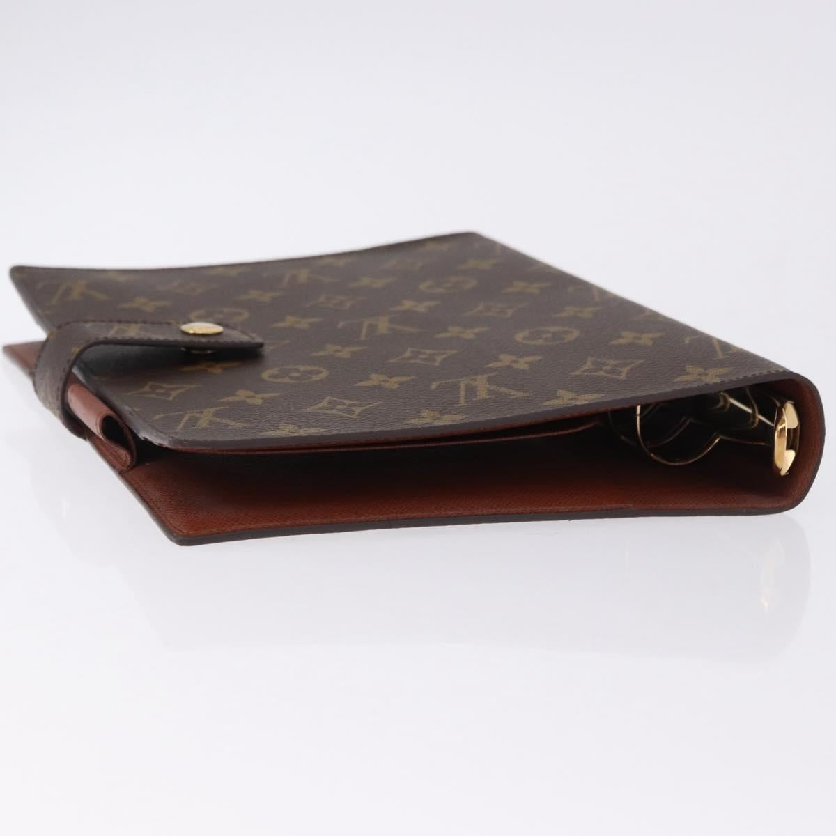 LOUIS VUITTON Monogram Agenda GM Day Planner Cover R20006 LV Auth ki6751V