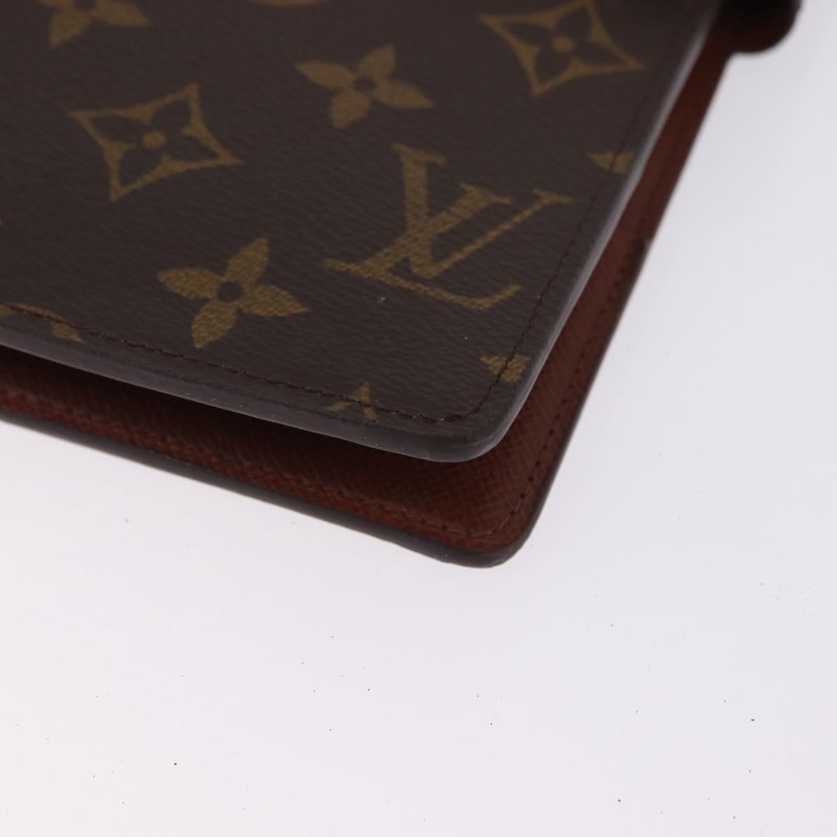 LOUIS VUITTON Monogram Agenda GM Day Planner Cover R20006 LV Auth ki6751V
