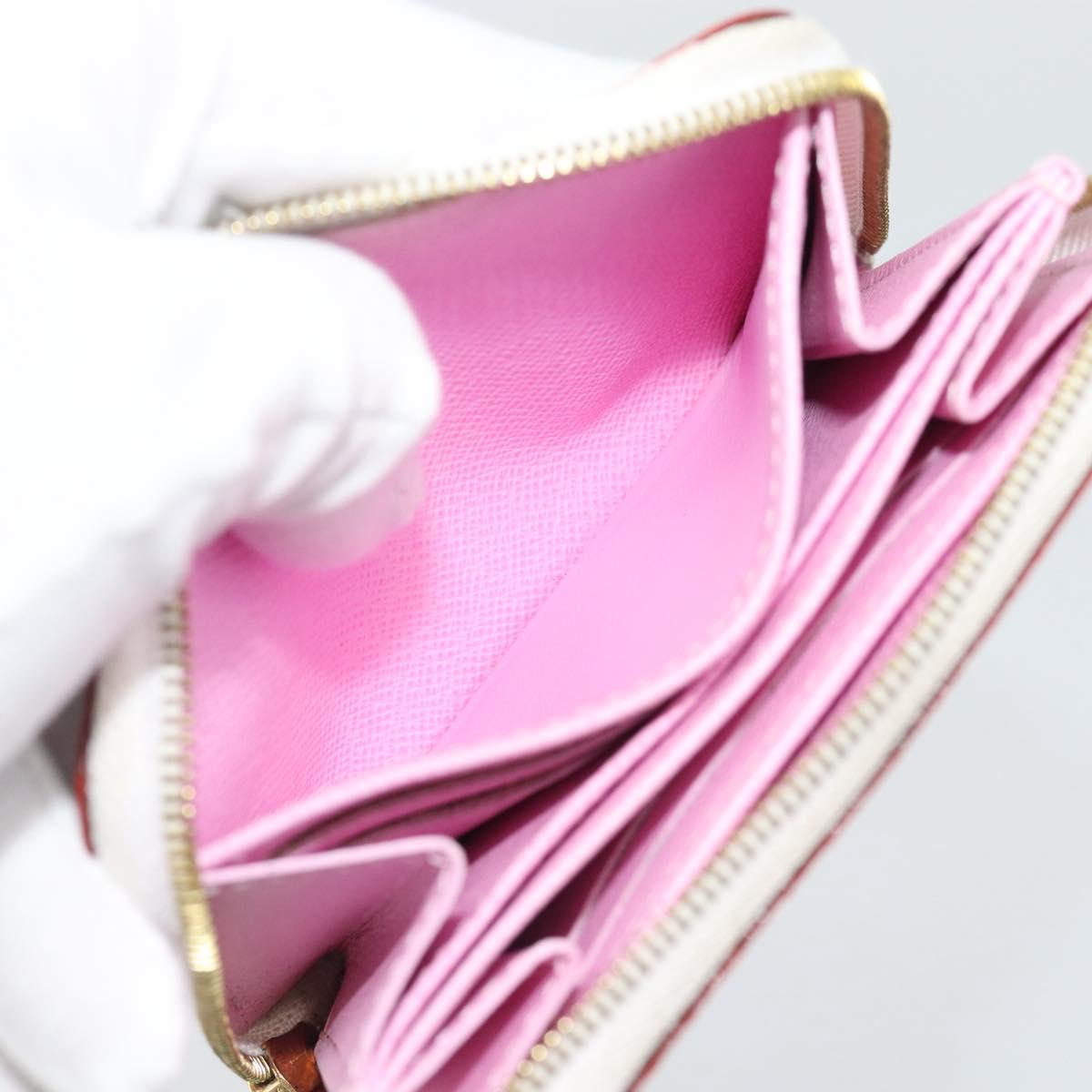 LOUIS VUITTON Monogram Multicolor Zippy Coin Purse White M93741 LV Auth ki6756V