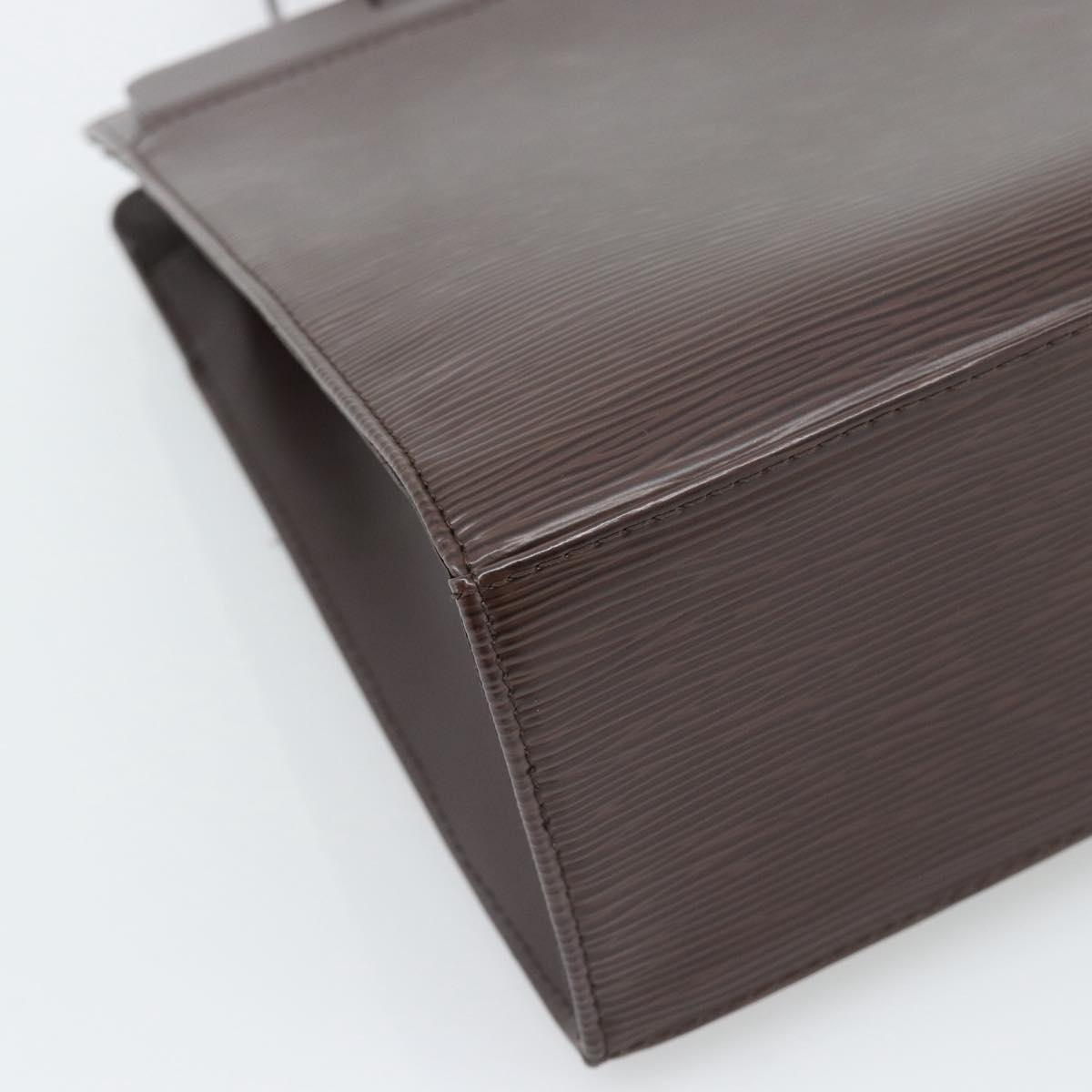 LOUIS VUITTON Epi Croisette PM Tote Bag Mocha M5249D LV Auth ki6760V
