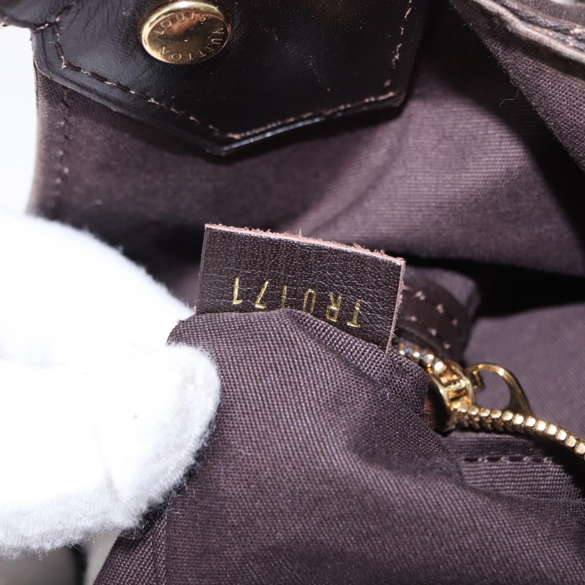 LOUIS VUITTON Monogram Idylle Fantasy Tote Bag Brown Fuzan M40408 Auth ki6761V