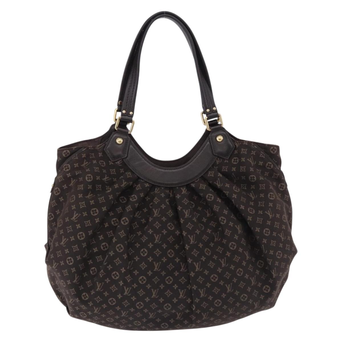 LOUIS VUITTON Monogram Idylle Fantasy Tote Bag Brown Fuzan M40408 Auth ki6761V
